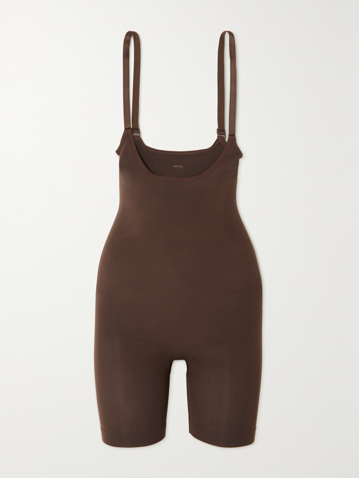 Skims Seamless Sculpt Shapewear Open Bust Shortie Bodysuit - Cocoa