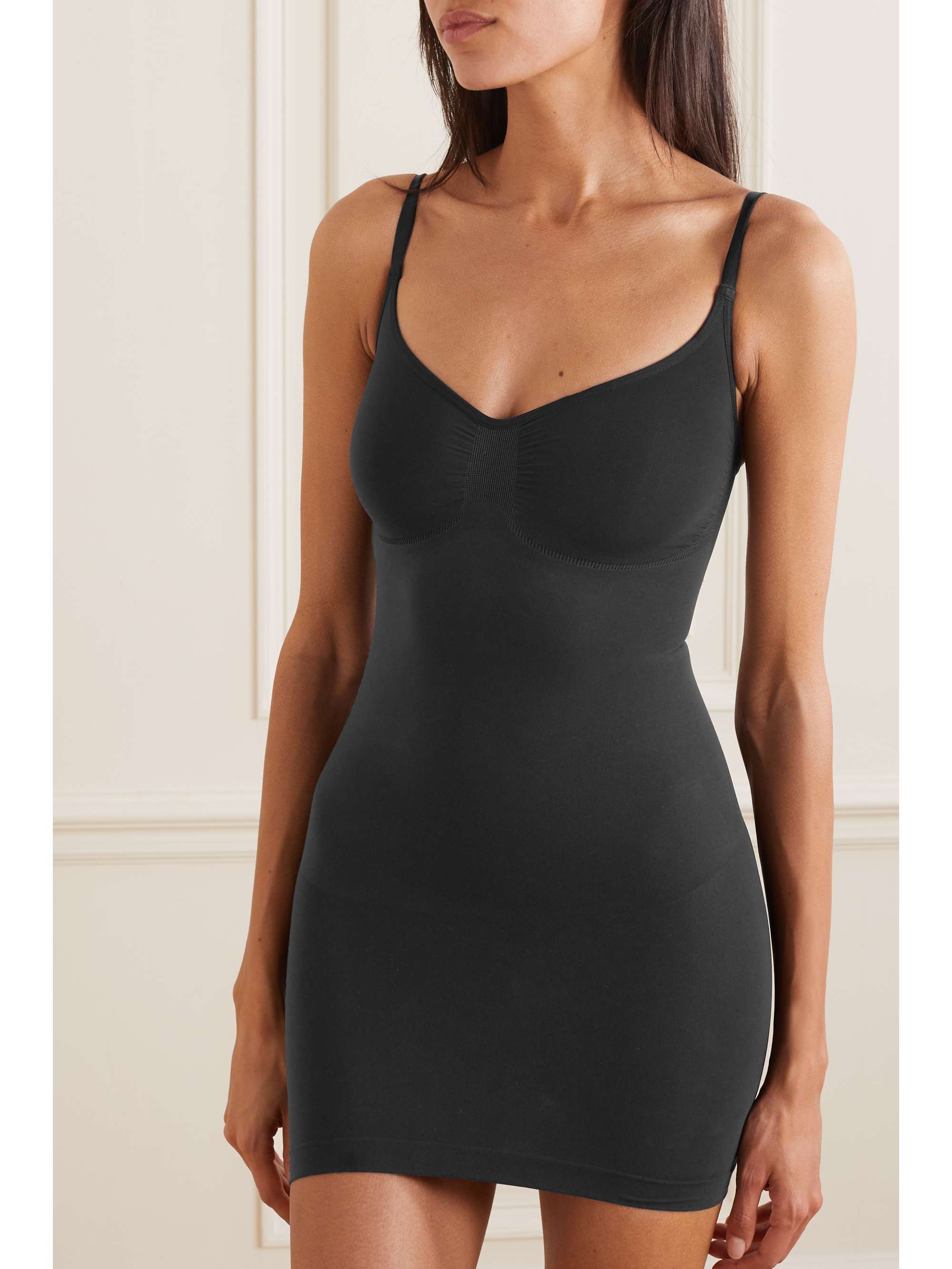 SKIMS Seamless Sculpt slip dress - Onyx