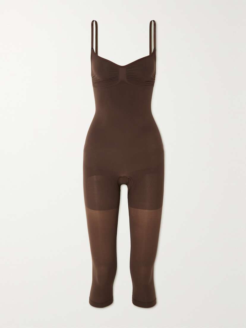 Skims Seamless Sculpt Catsuit - Cocoa
