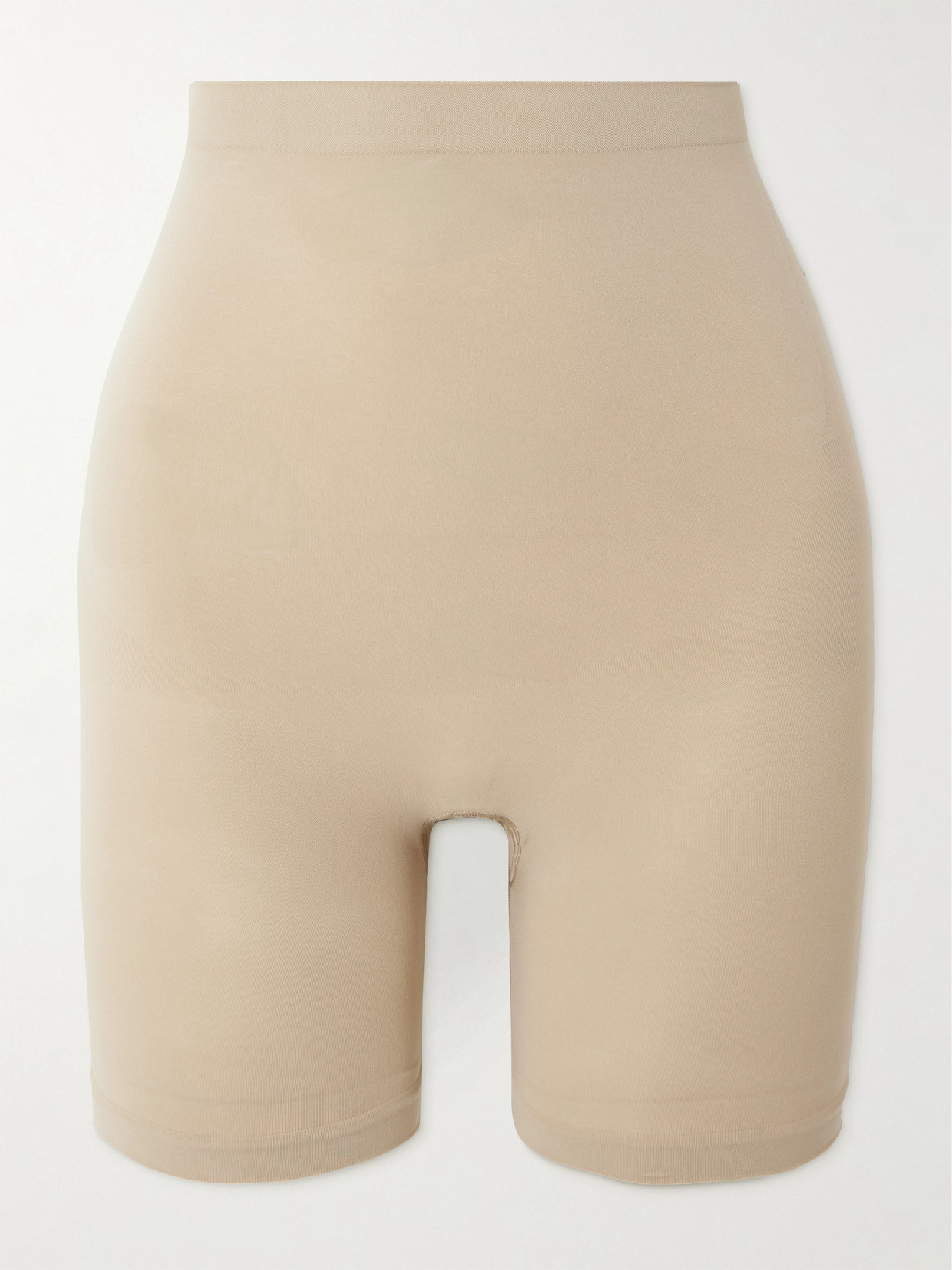 Skims Seamless Sculpt Mid Thigh Shorts In Neutrals