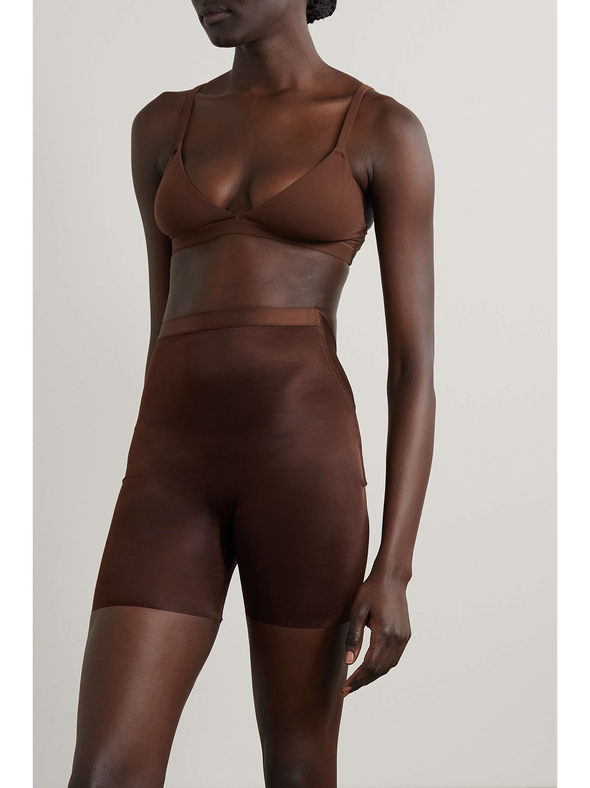 SKIMS Barely There Low Back shorts Cocoa NETAPORTER