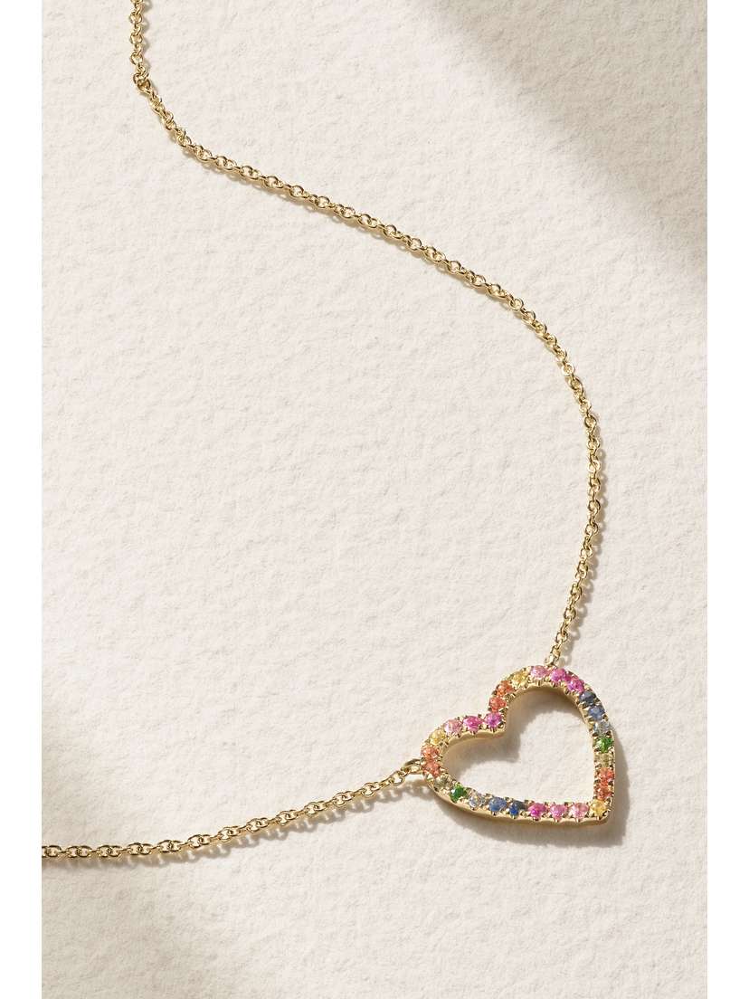 Roxanne First 14-karat Gold Sapphire Necklace