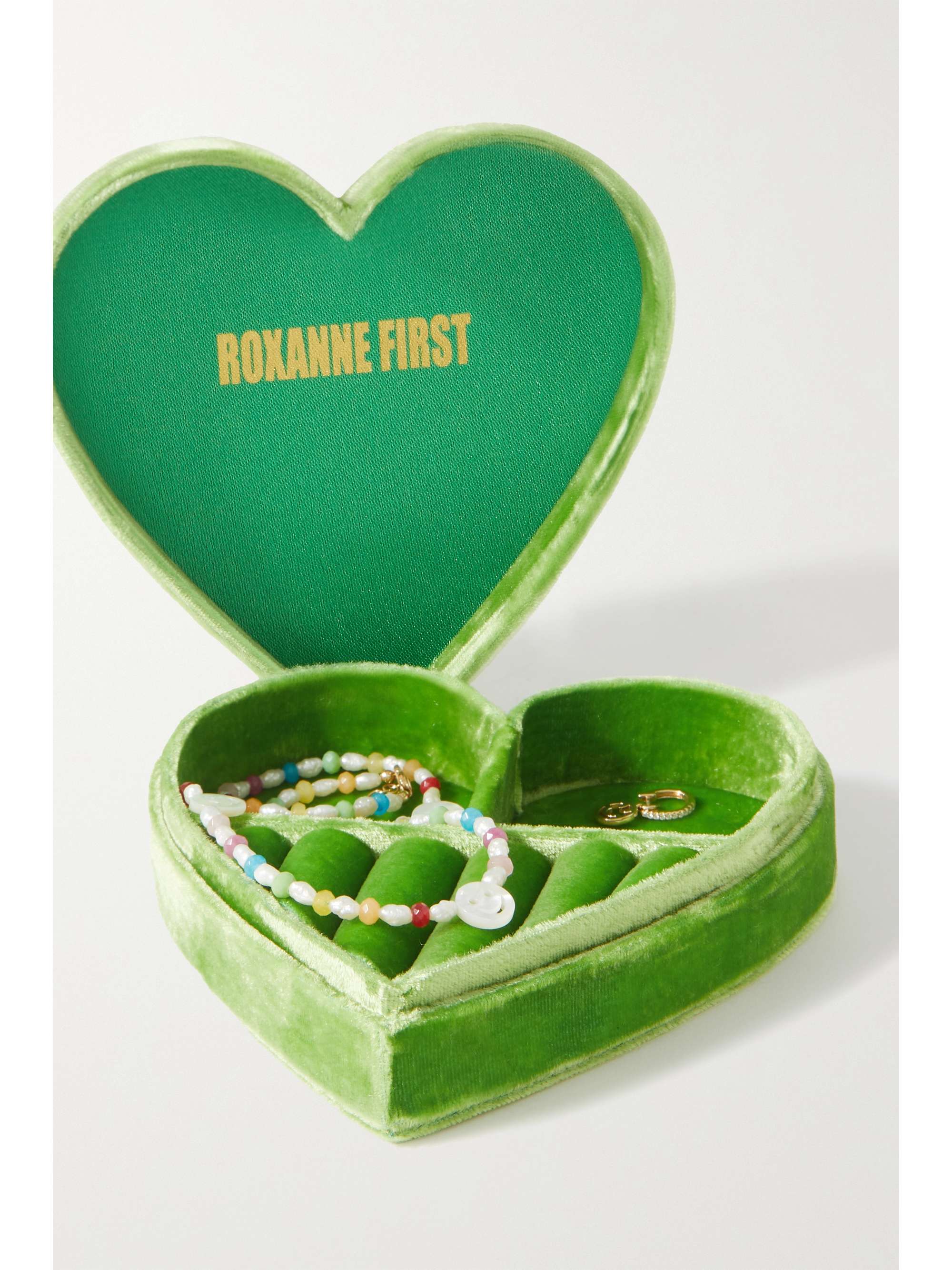 ROXANNE FIRST Boîte à bijoux en velours Small Heart