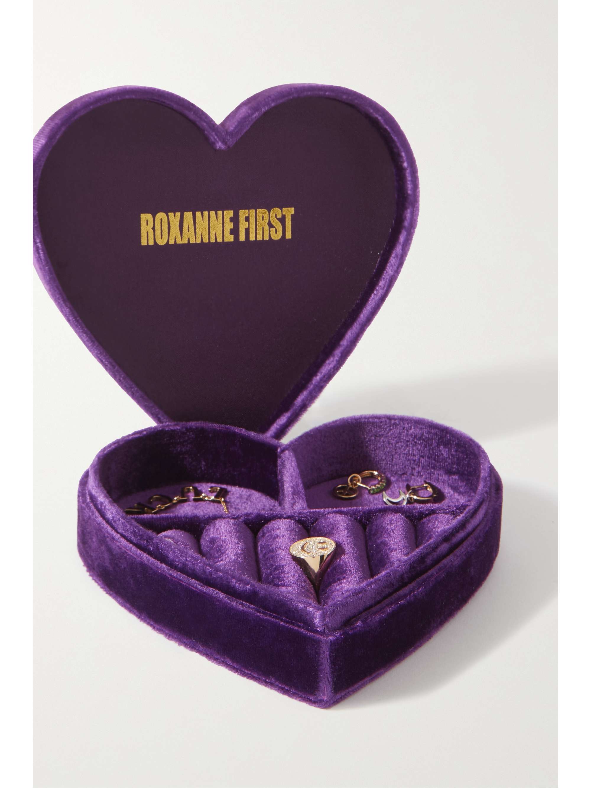ROXANNE FIRST Boîte à bijoux en velours Small Heart