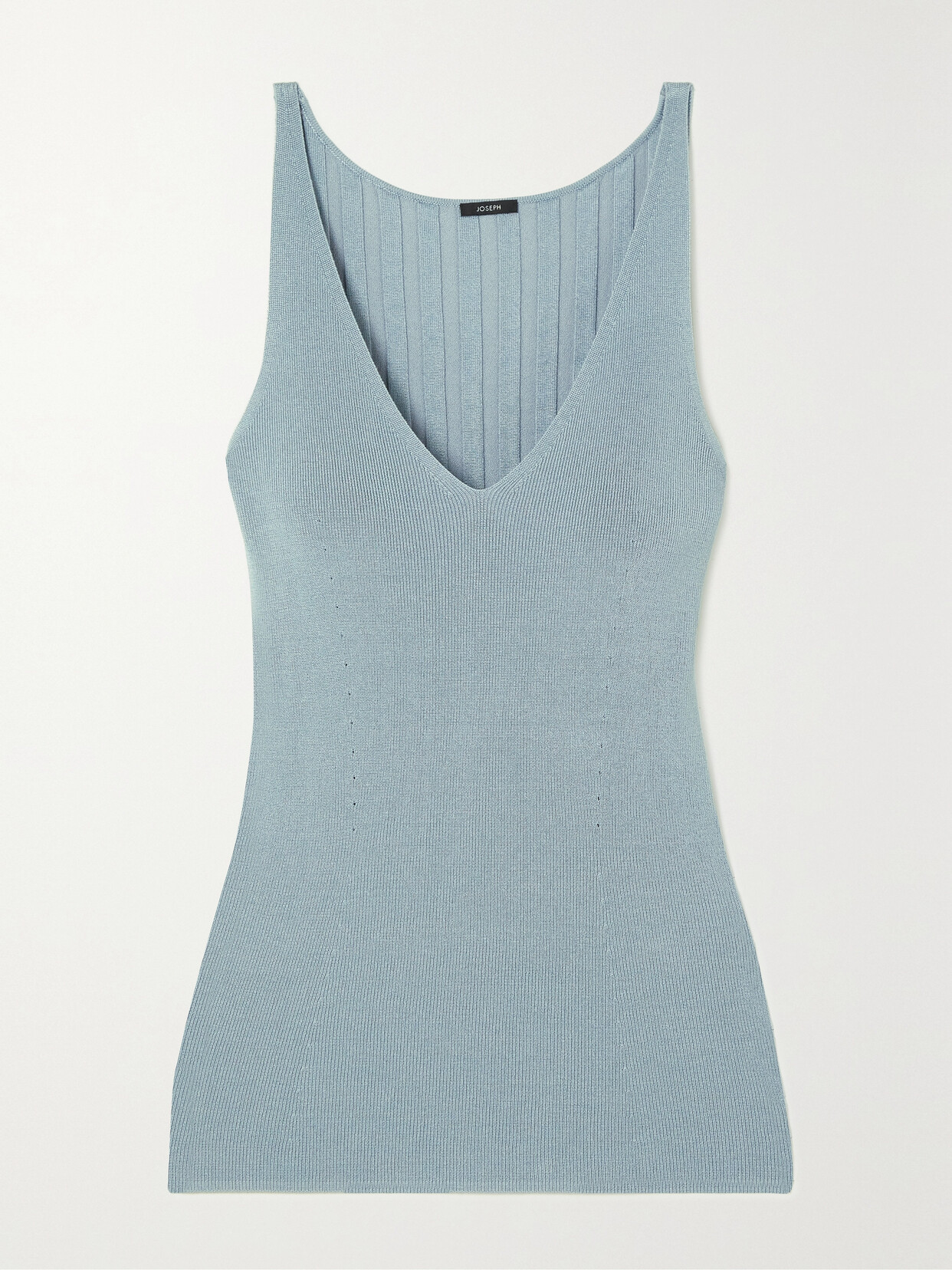 Joseph - Ribbed-knit Tank - Blue