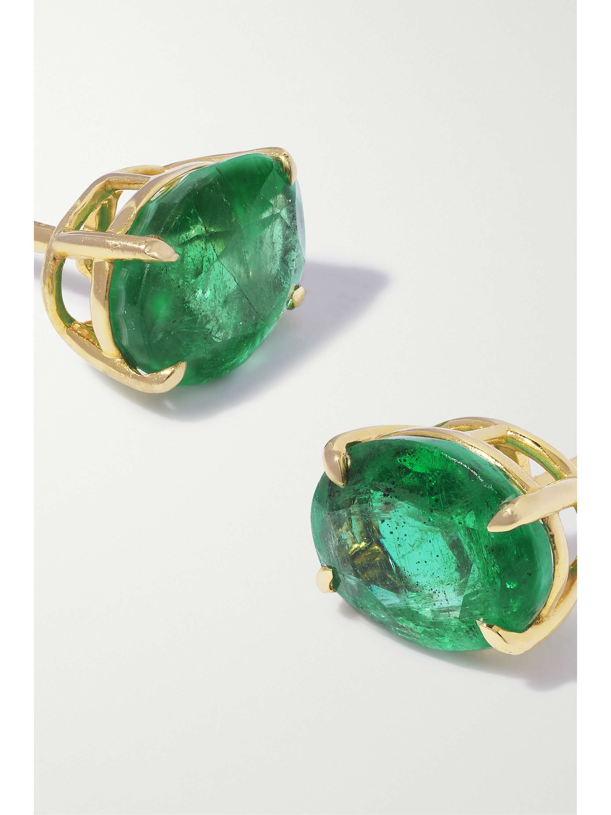 HOUSE OF MERAKI 18Kゴールド＆エメラルド ピアス