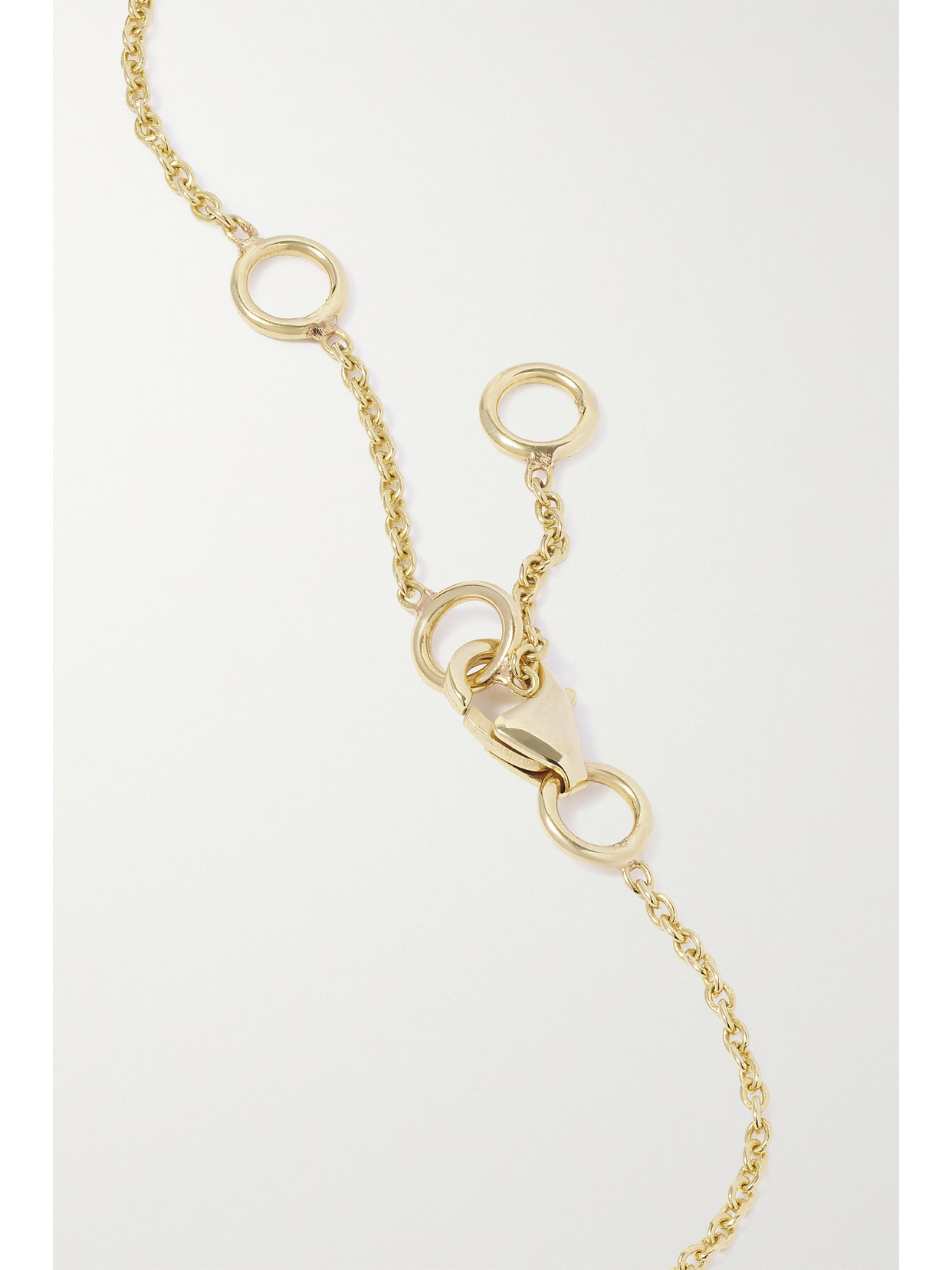 House Of Meraki 18kt Yellow Gold Vania Emerald And Diamond Bracelet In Green