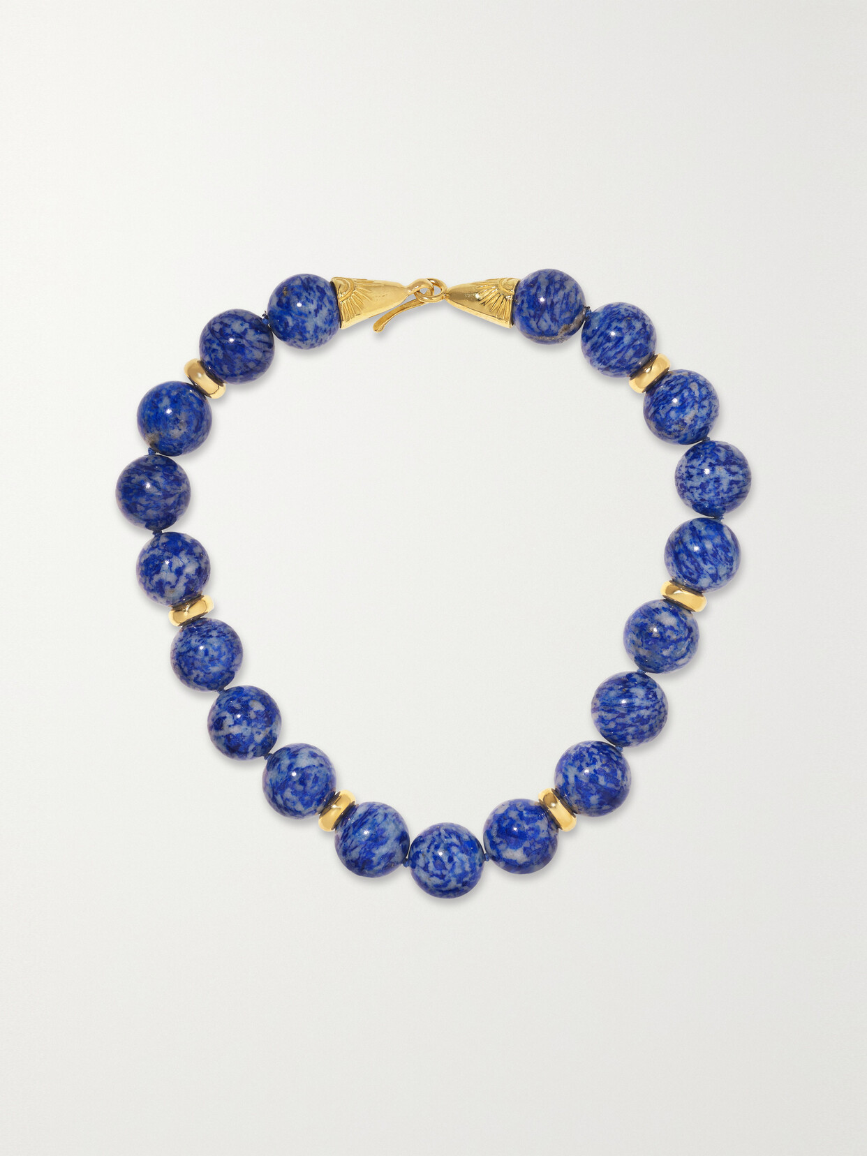 Elizabeth Gage - 18-karat Gold Lapis Lazuli Necklace - Blue