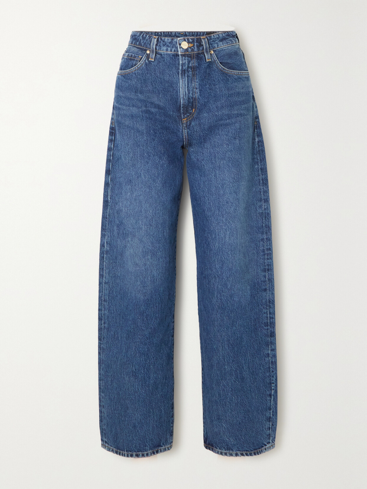 GOLDSIGN - The Idris High-rise Tapered Organic Jeans - Blue