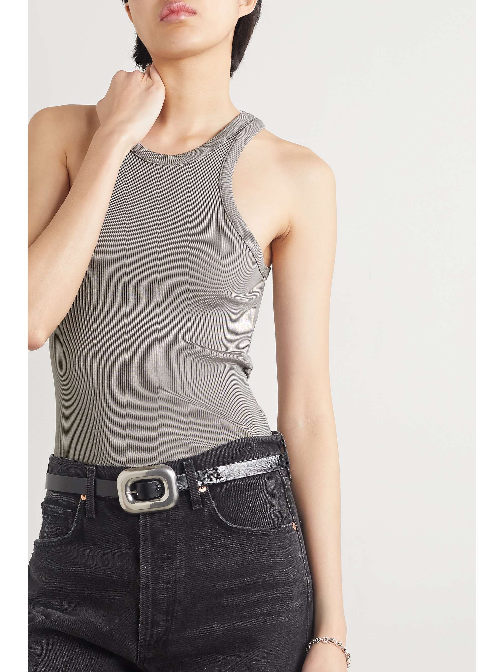 GOLDSIGN The Laurel ribbed stretch-jersey tank