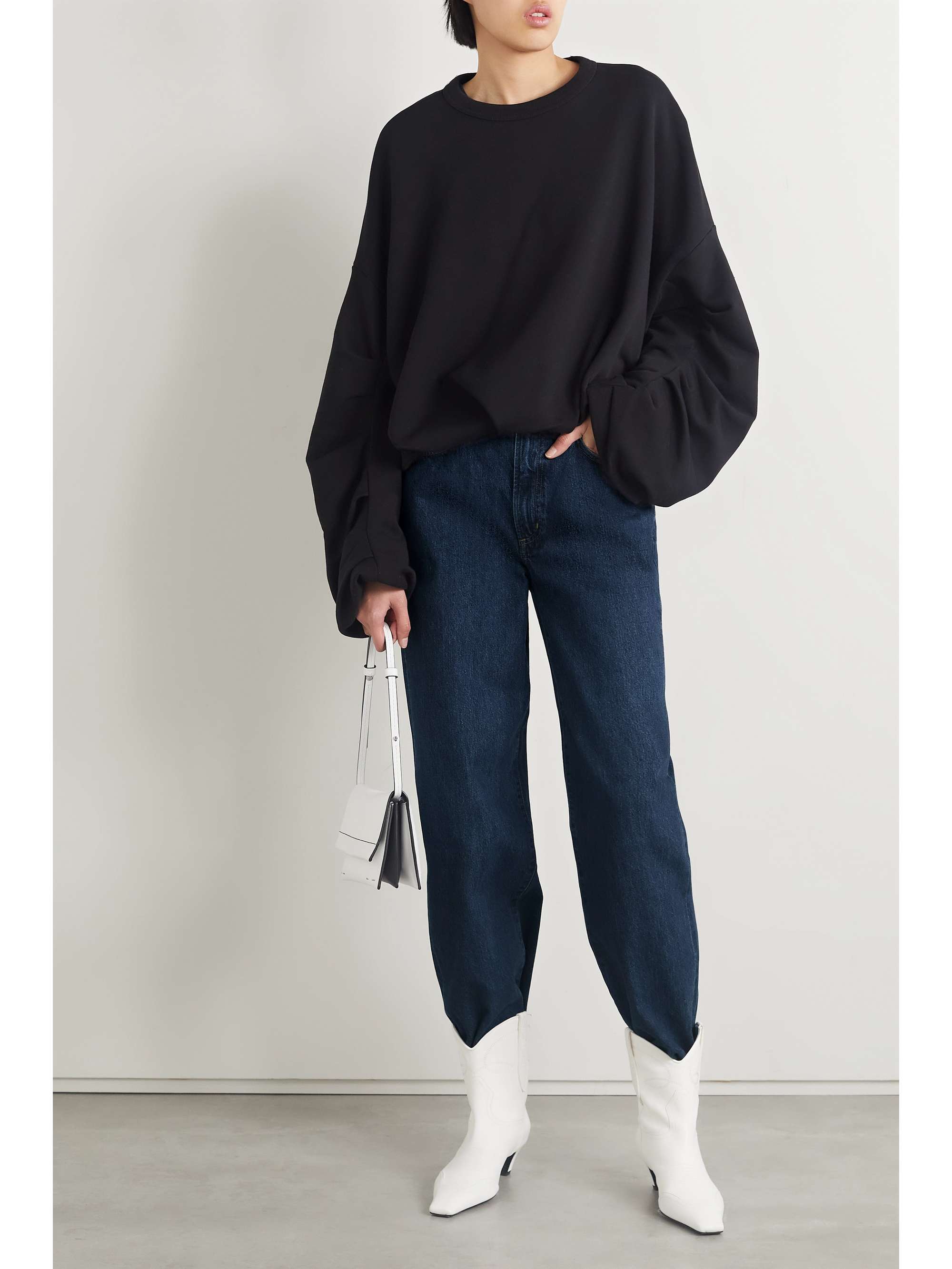 GOLDSIGN The Barker high-rise wide-leg jeans