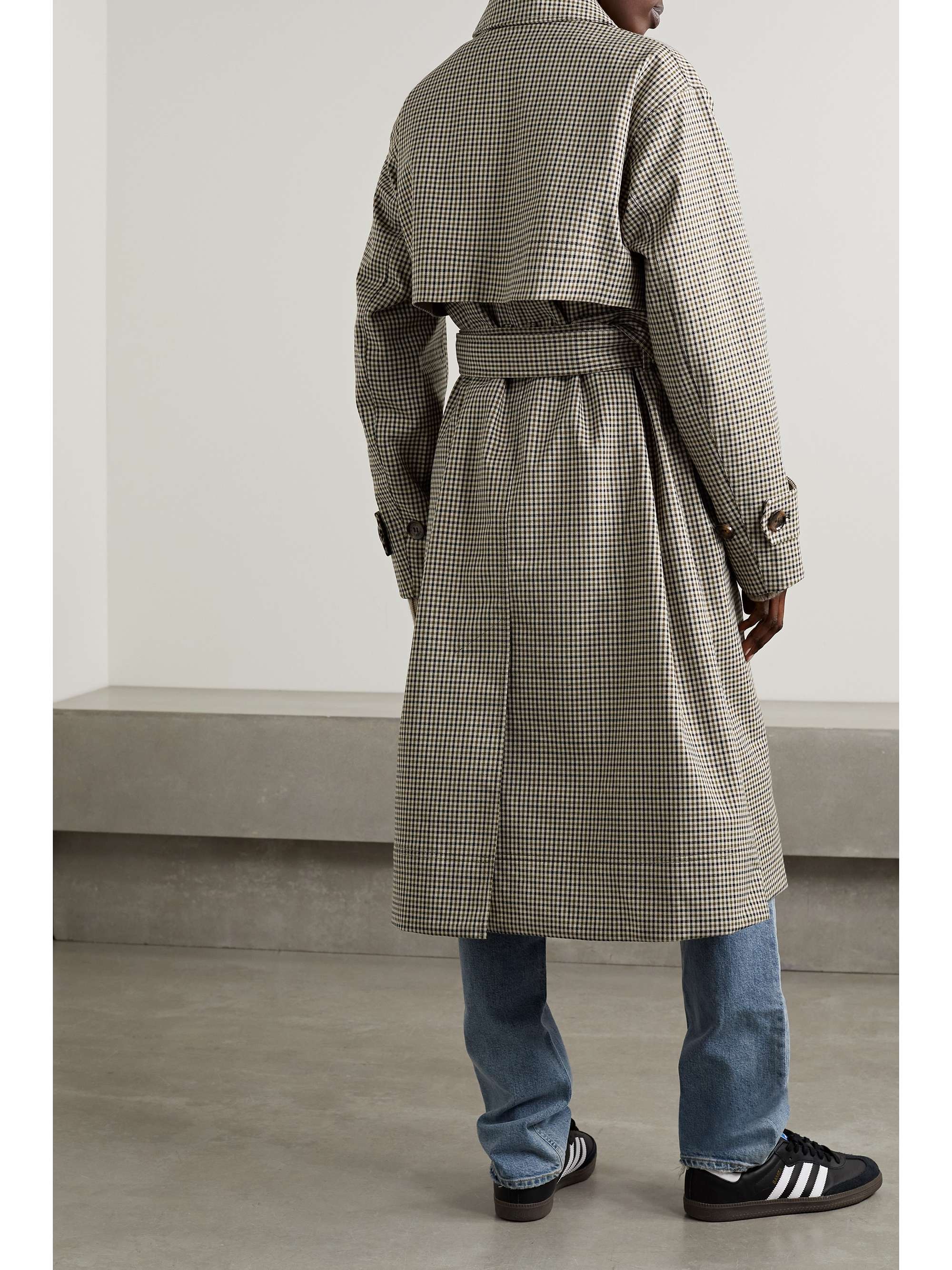 BARBOUR Somerland belted cotton-blend trench coat