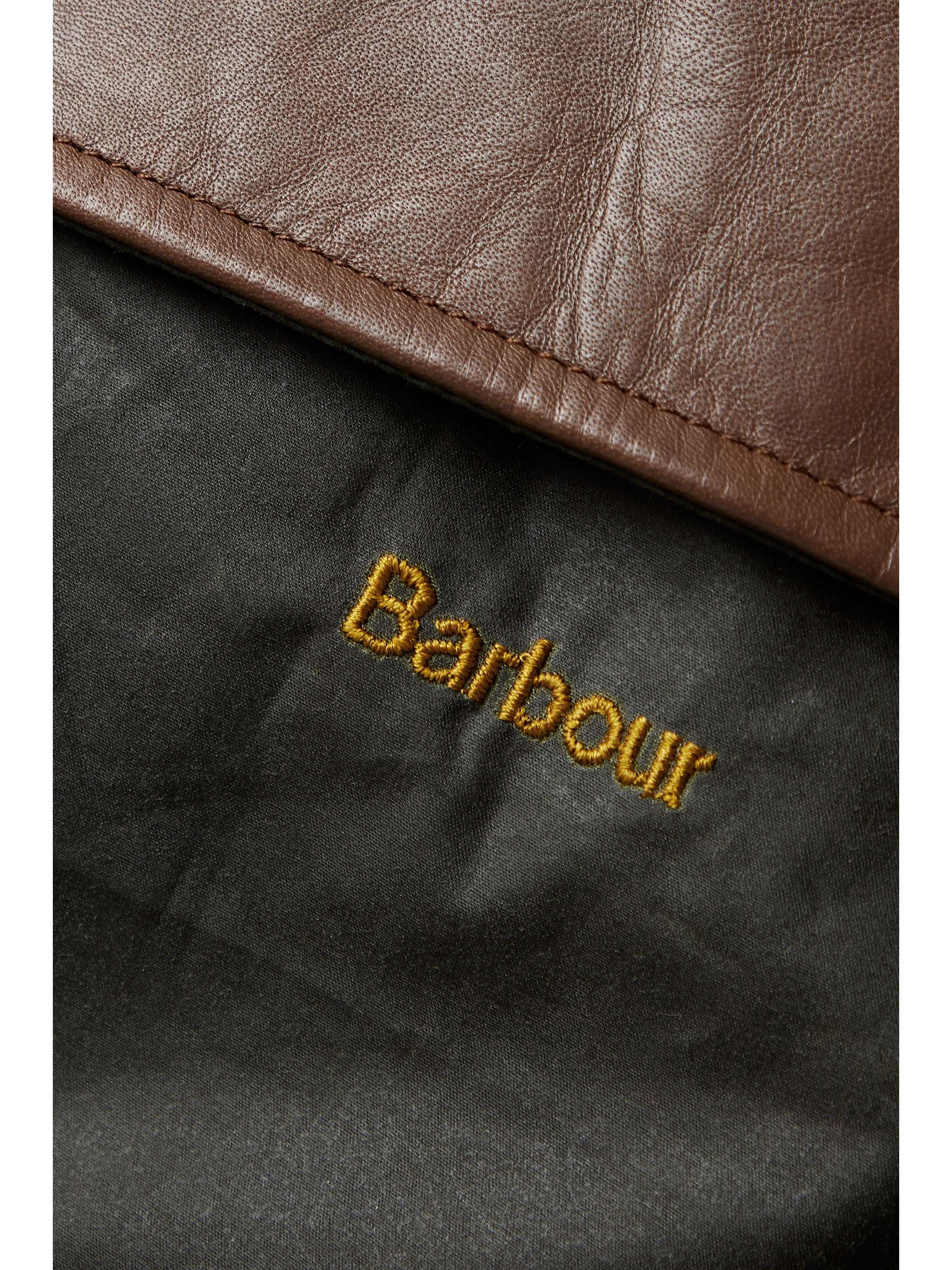 BARBOUR Bearden leather-trimmed waxed-cotton coat | NET-A-PORTER