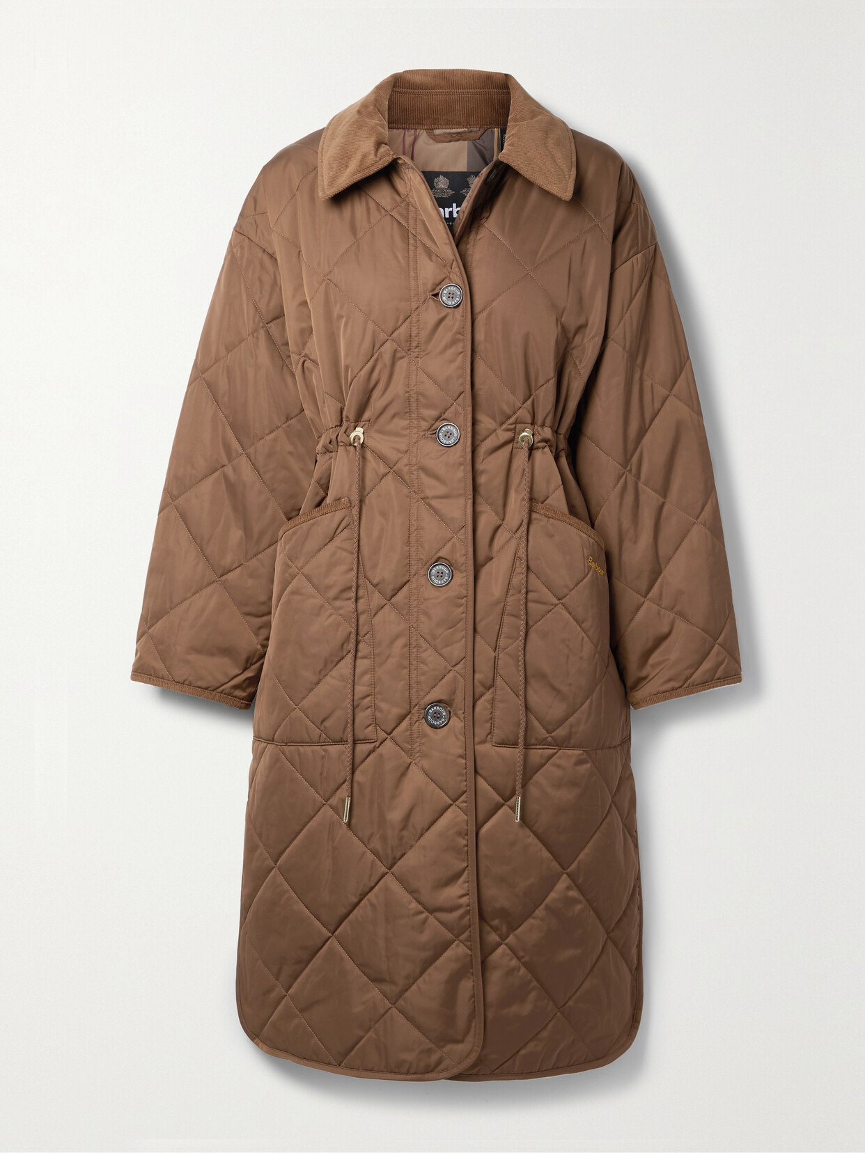 Barbour - Bonnyrigg Cotton Corduroy-trimmed Quilted Twill Jacket - Brown