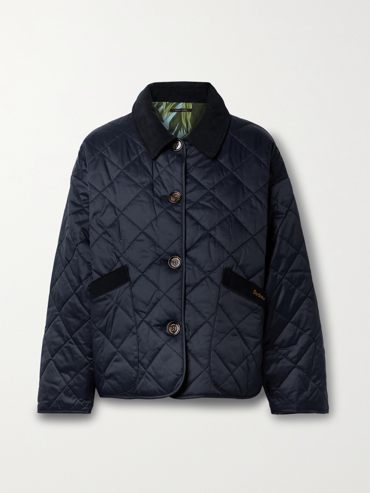 Barbour + House Of Hackney Gransden Reversible Corduroy-trimmed Quilted ...