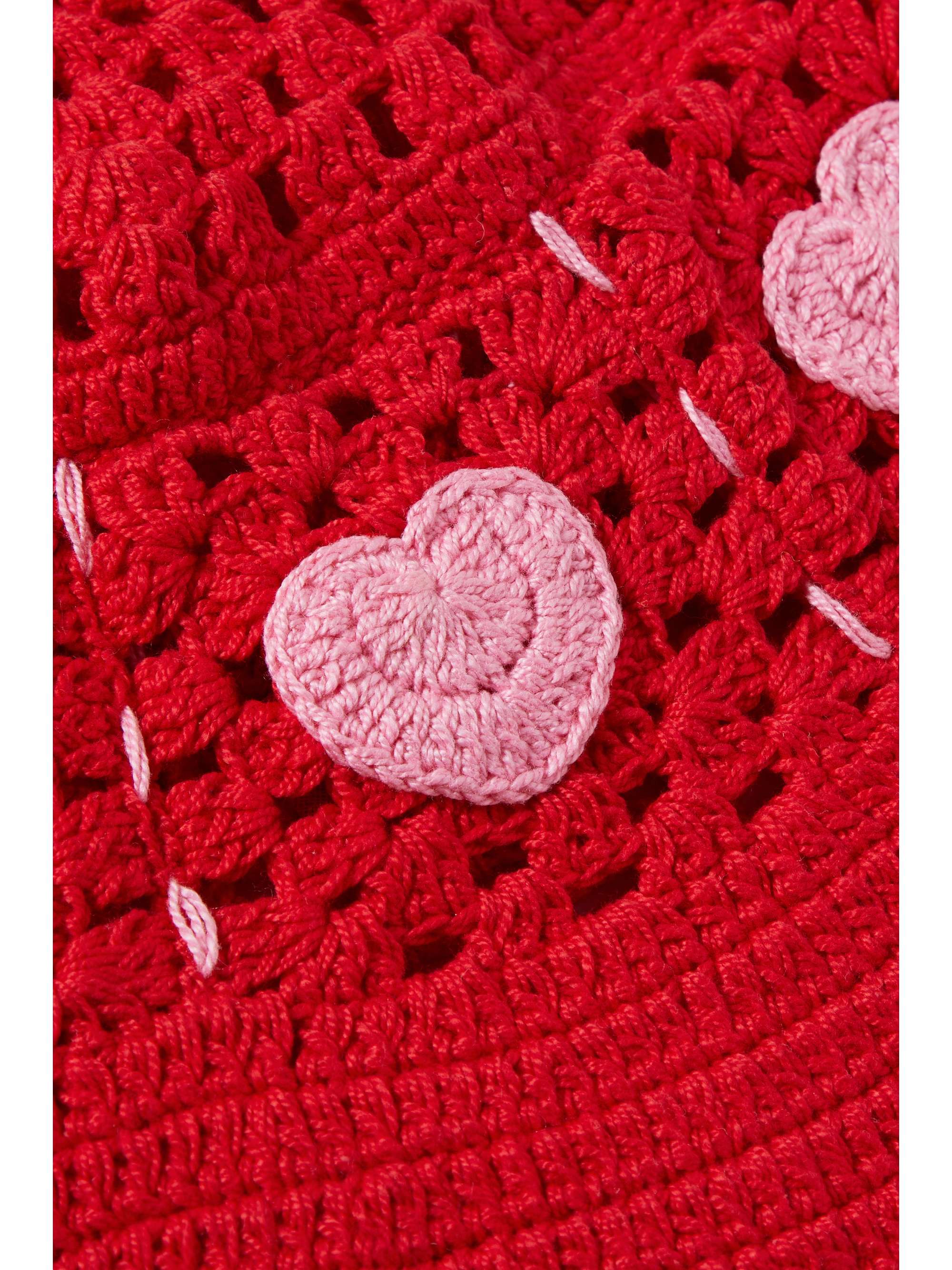 ALIX PINHO Crocheted cotton bucket hat