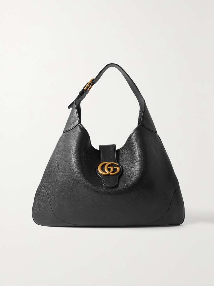 Gucci Aphrodite Large Embellished Leather Shoulder Bag