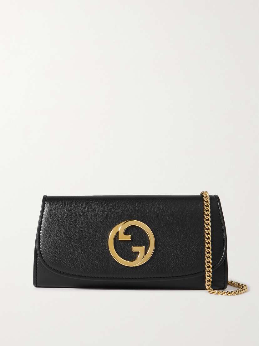 Gucci Blondie Embellished Textured-leather Wallet