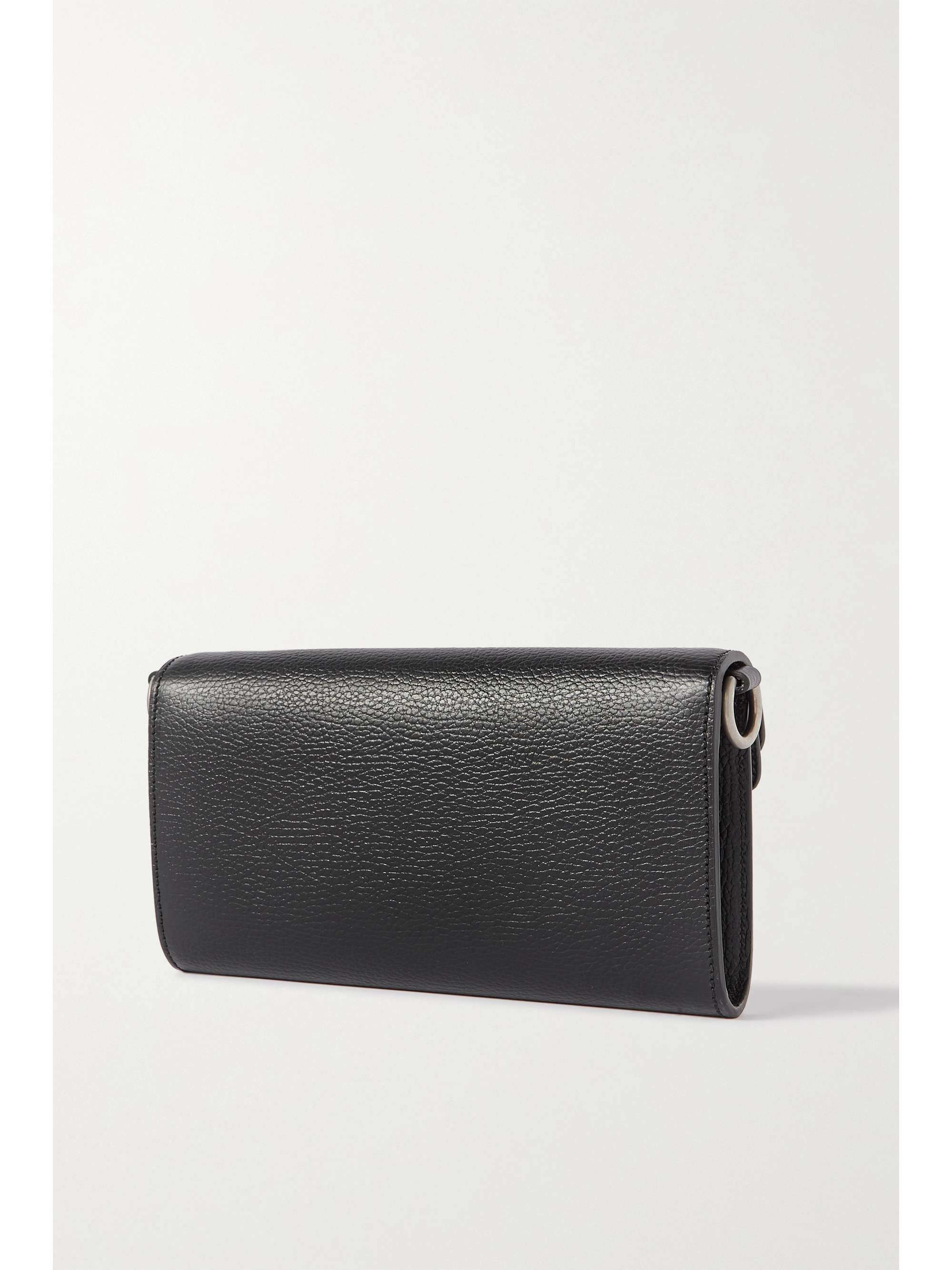 Black Dionysus embellished texturedleather shoulder bag GUCCI NET