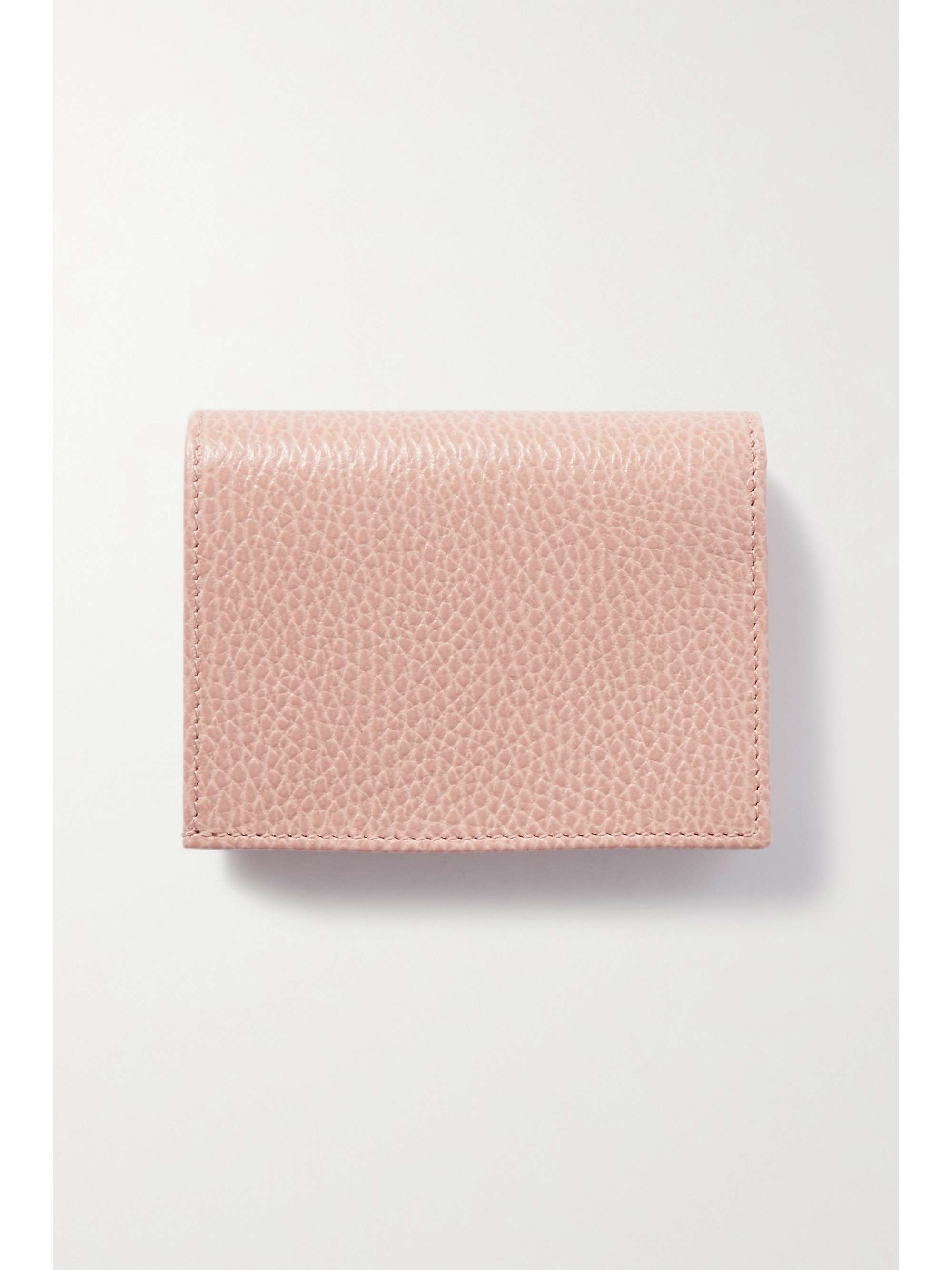 GUCCI Petite Marmont textured-leather wallet