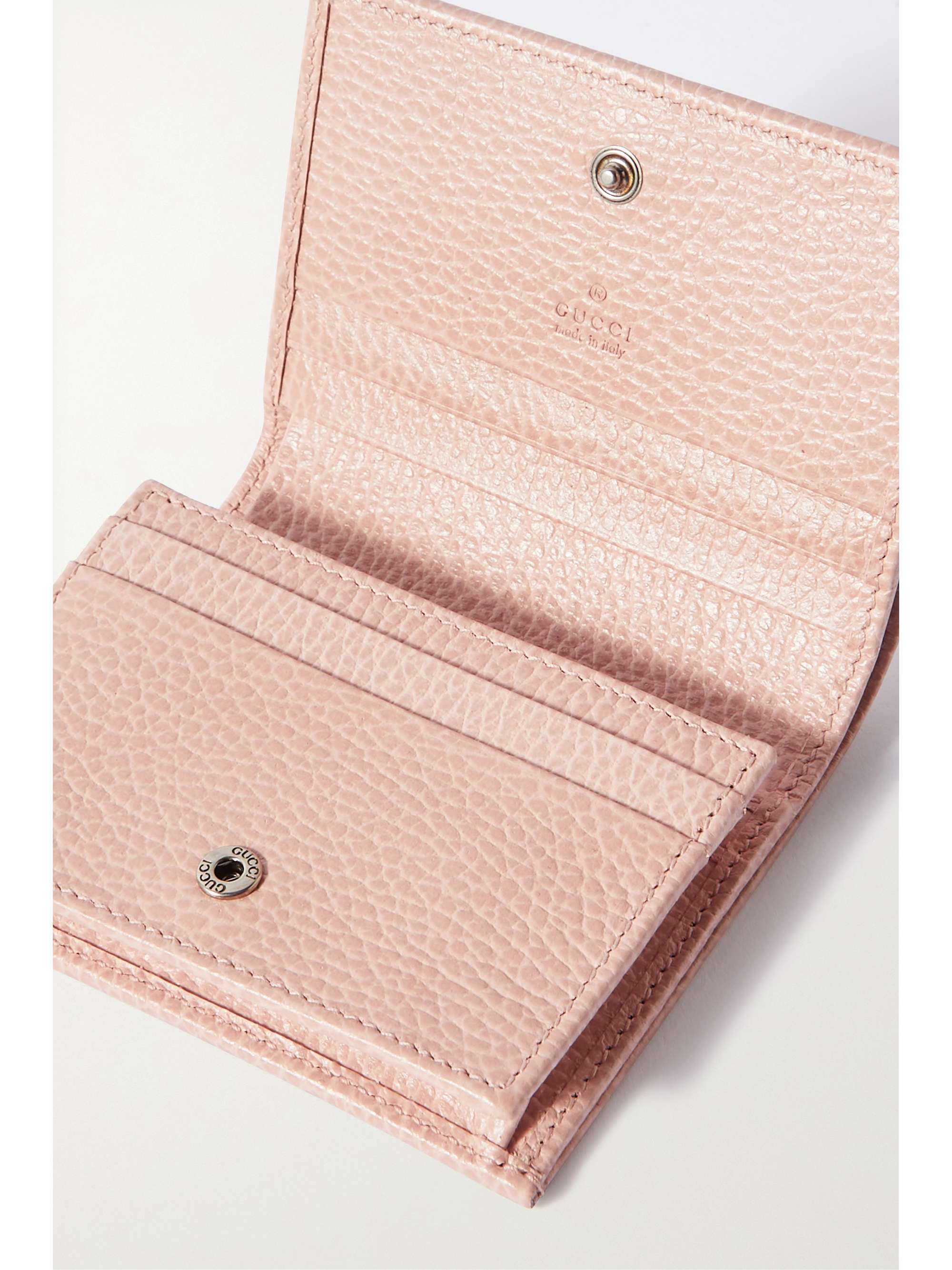 GUCCI Petite Marmont textured-leather wallet