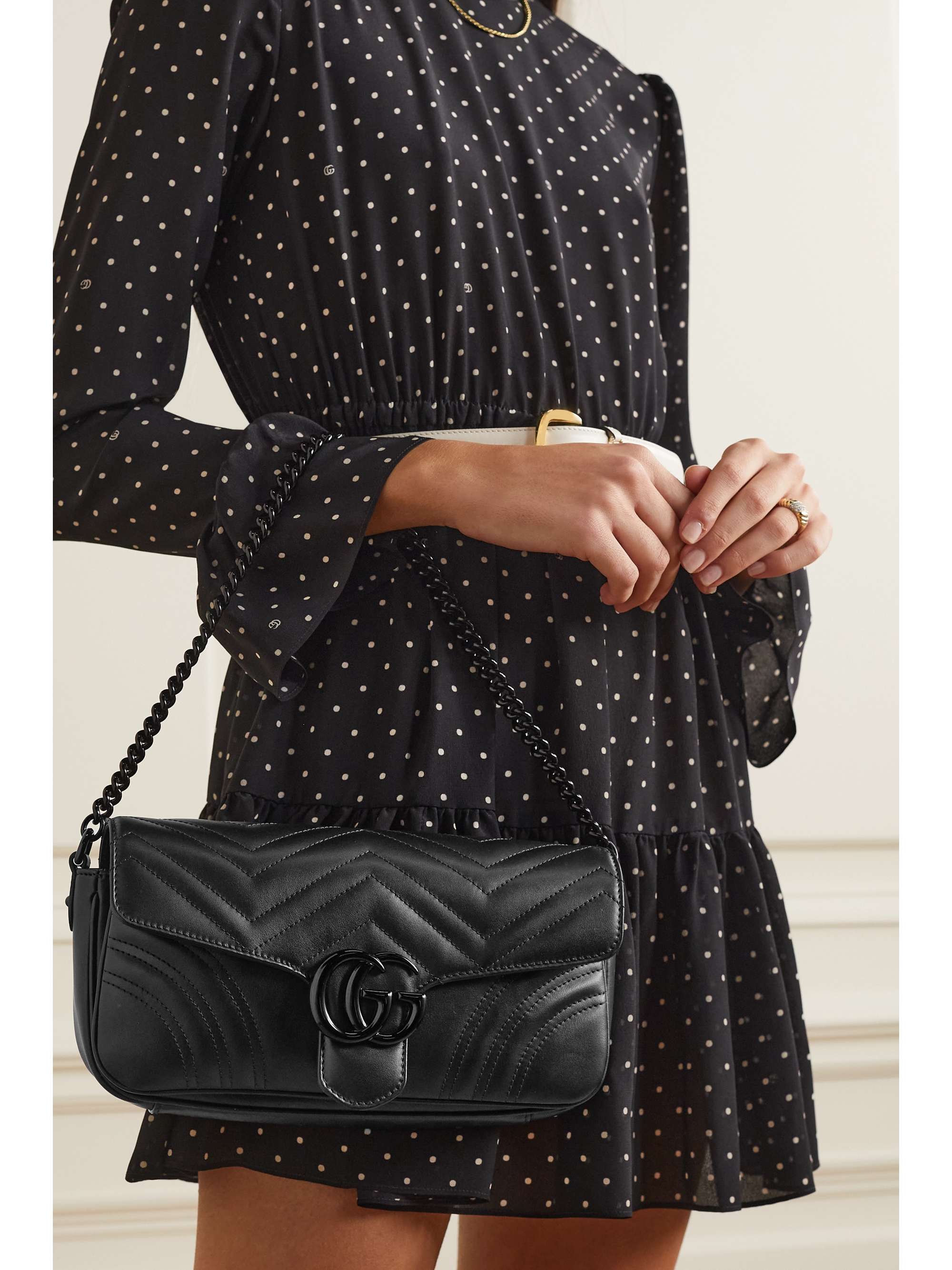 GUCCI GG Marmont 2.0 quilted leather shoulder bag NETAPORTER