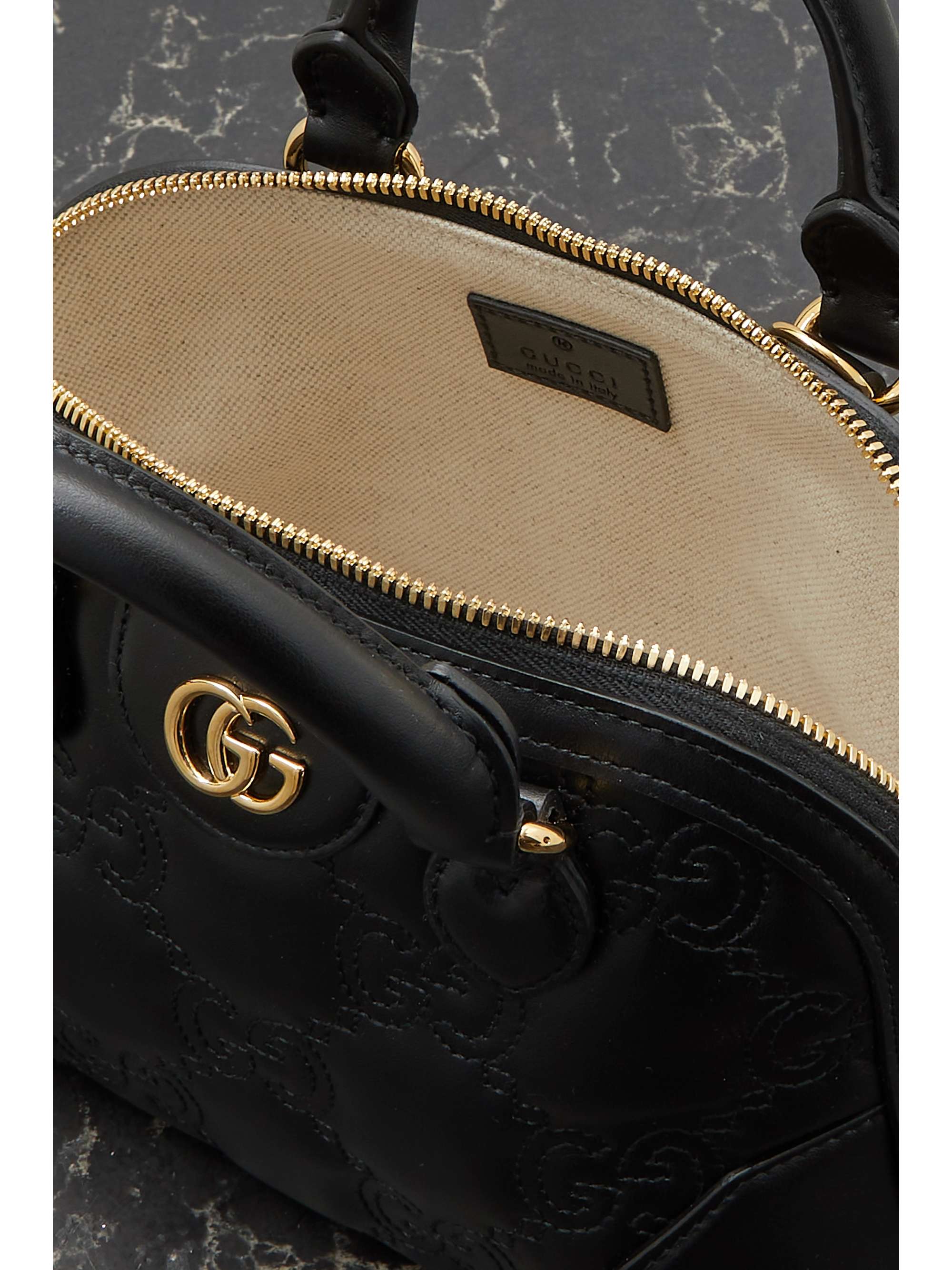 GUCCI GG Matelassé leather shoulder bag