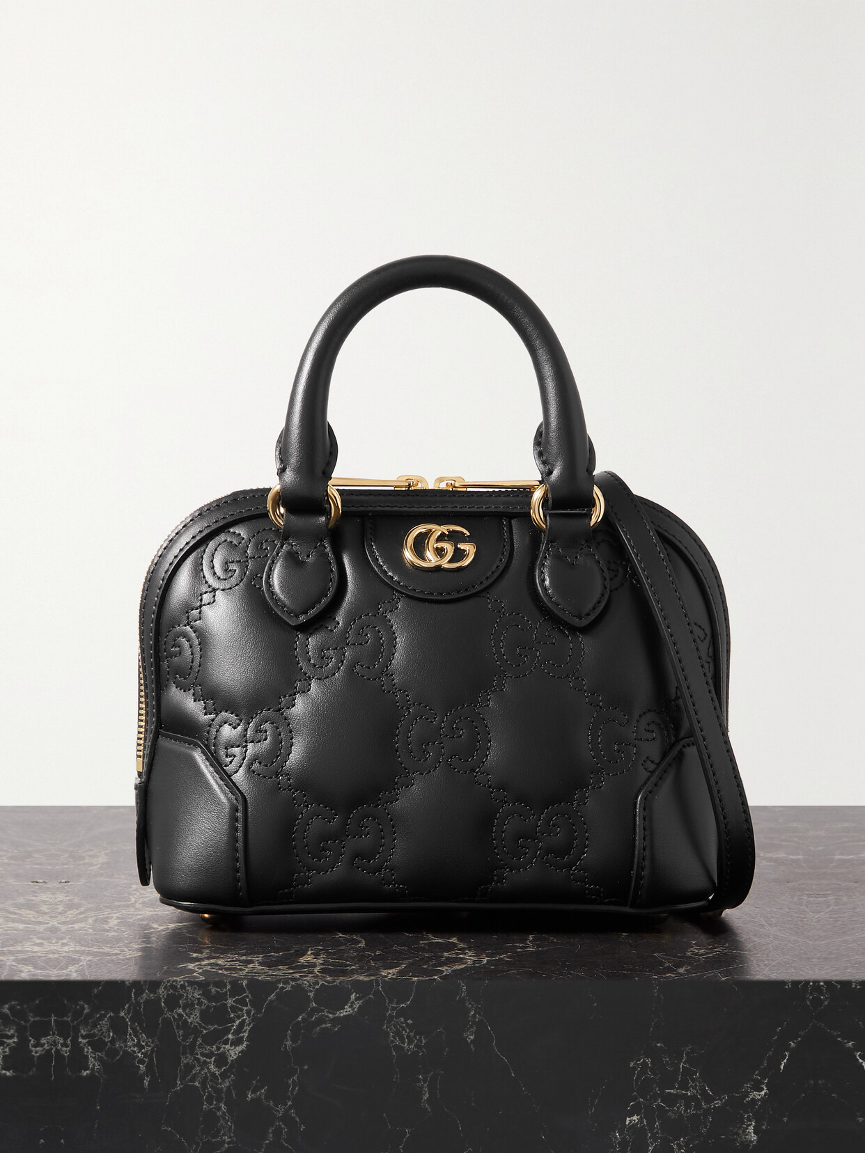 Gucci Gg Matelassé Leather Shoulder Bag