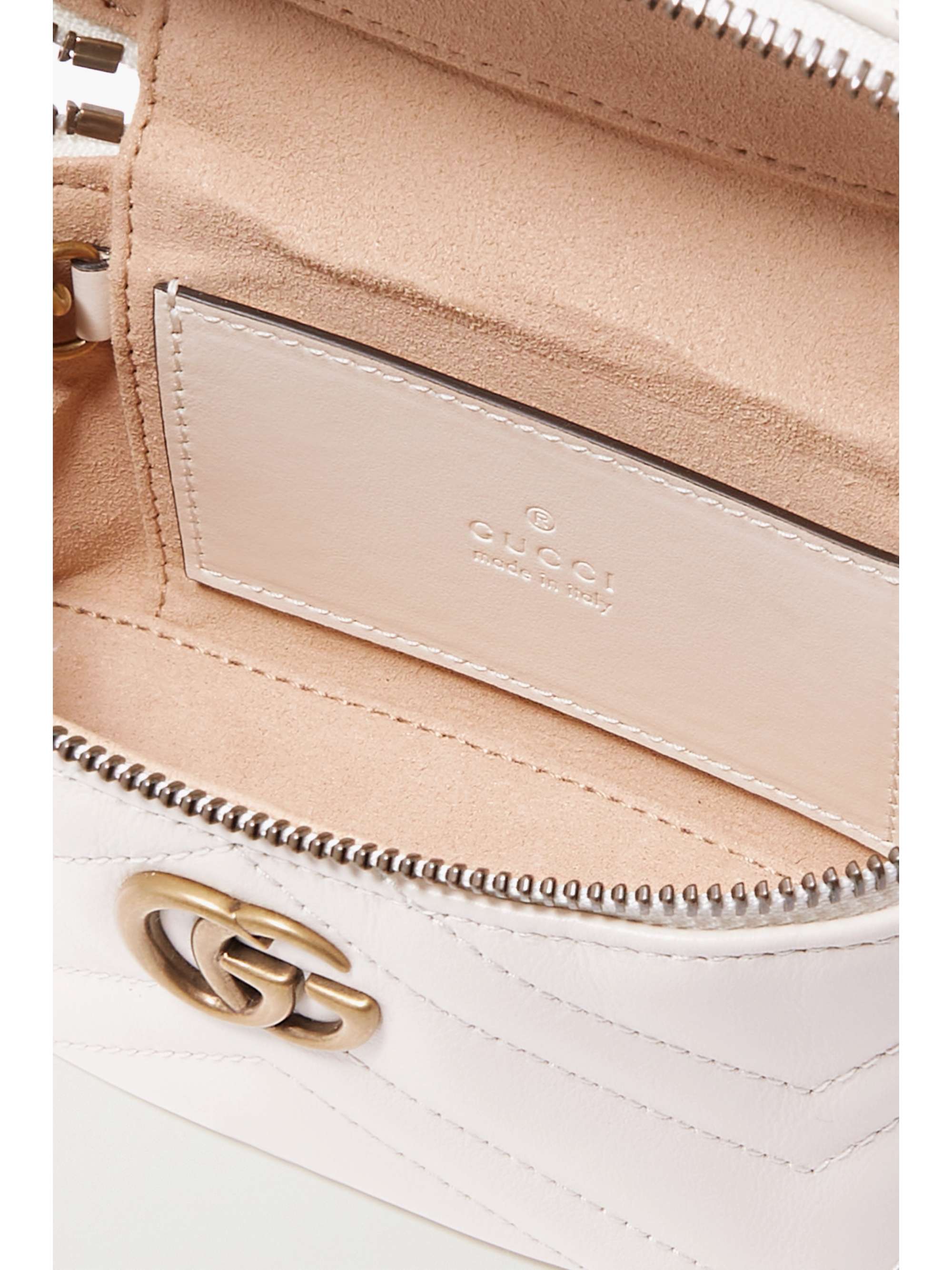 GUCCI GG Marmont mini quilted leather shoulder bag NETAPORTER