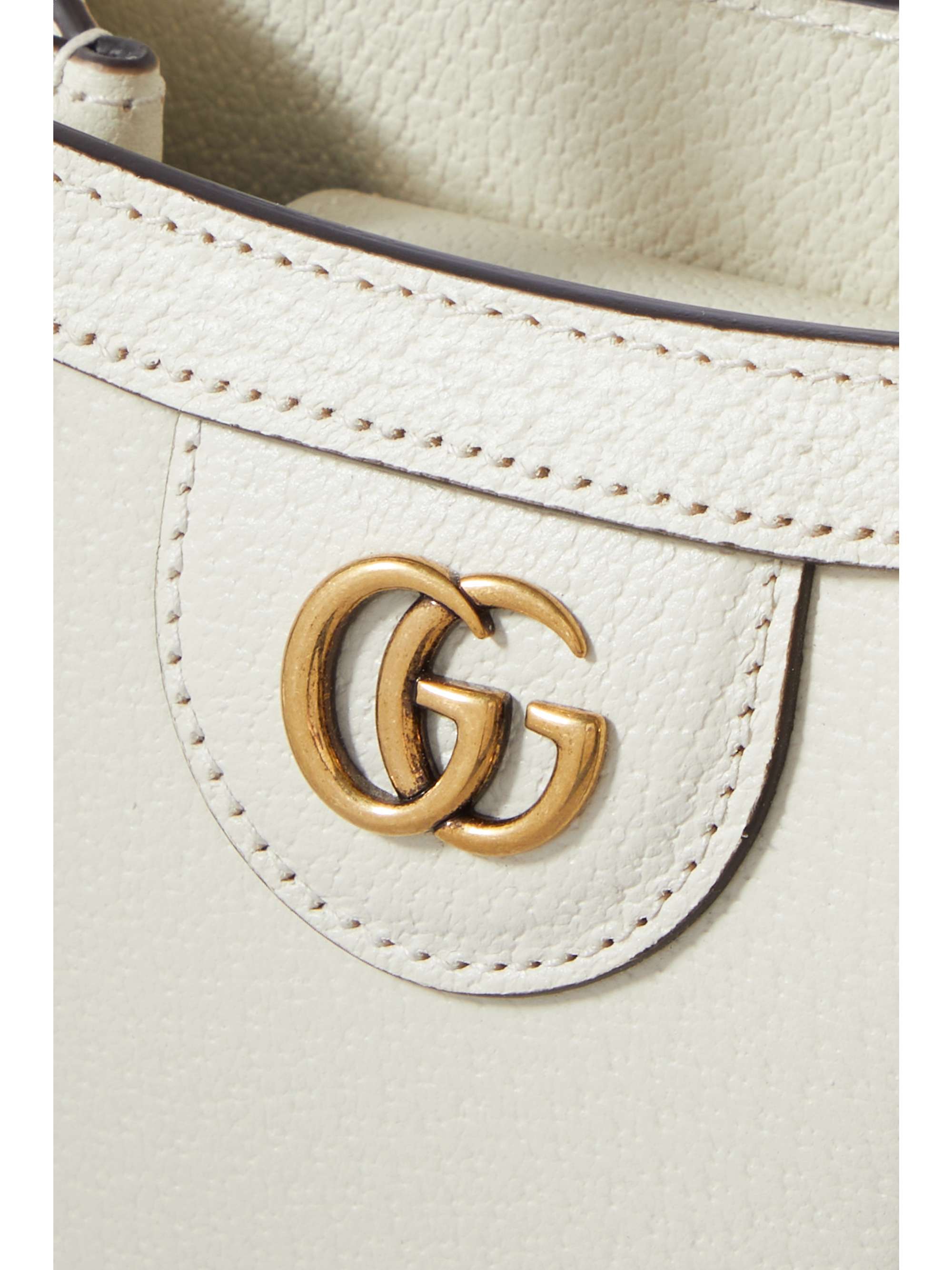 GUCCI Diana 纹理皮革迷你手提包