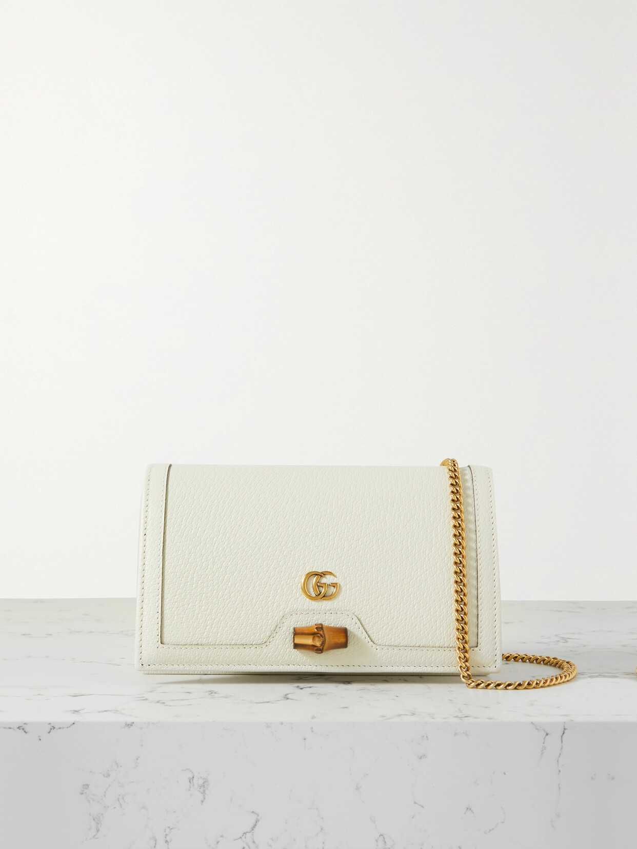 Gucci Diana Mini Textured-leather Shoulder Bag