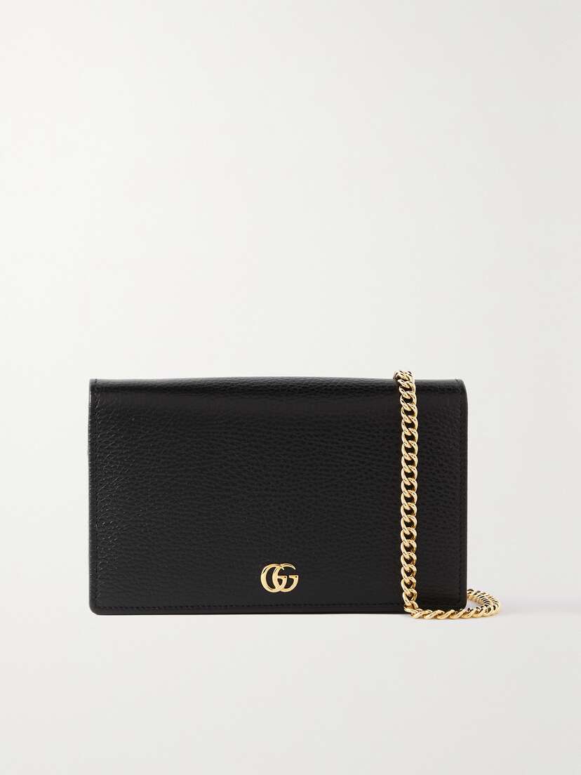 Gucci Petite Marmont Textured-leather Wallet