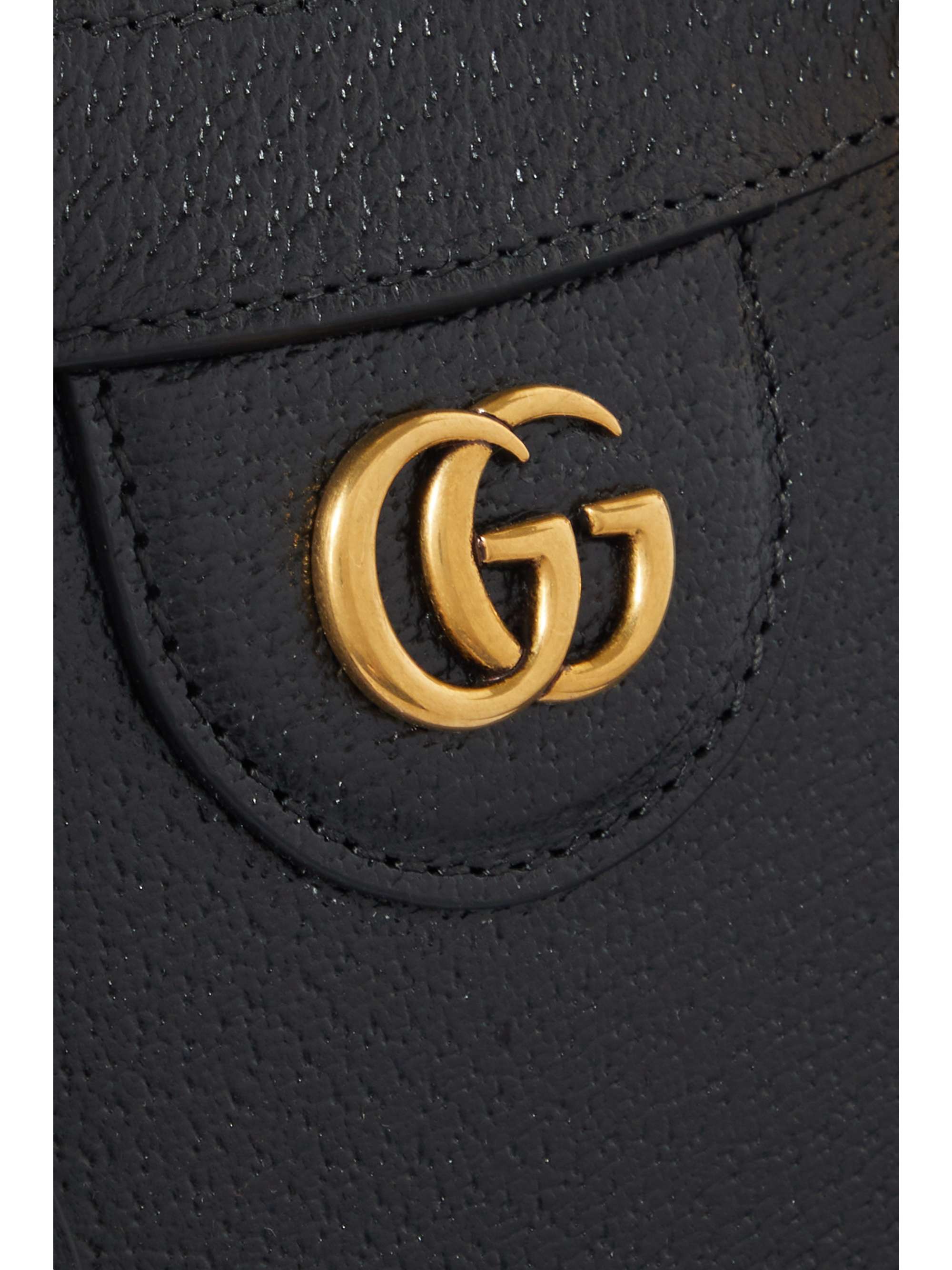 GUCCI Diana small textured-leather tote