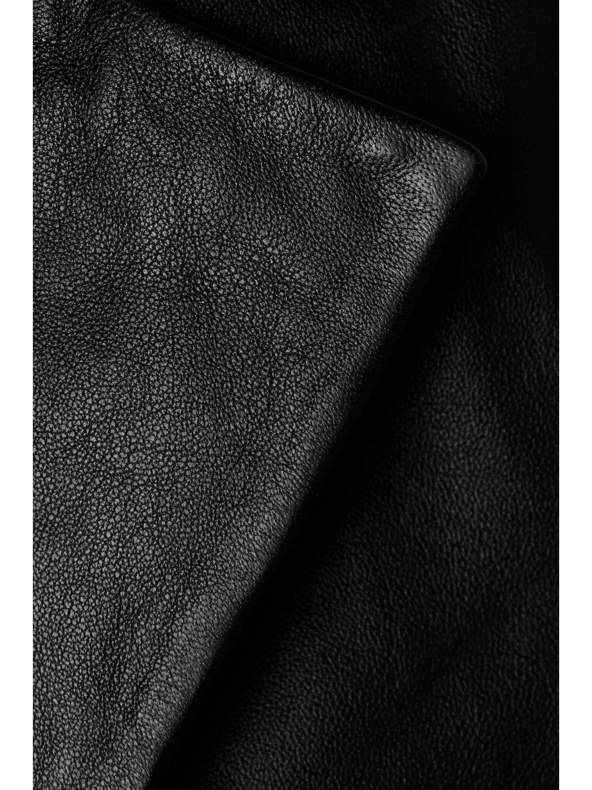 REFORMATION Veda Bowery paneled leather blazer