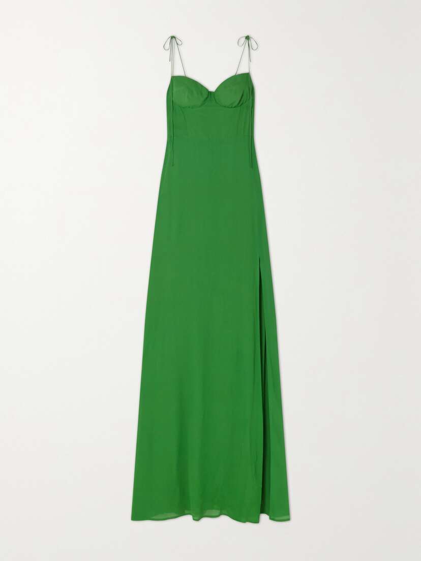 REFORMATION Melita Crepe De Chine Maxi Dress