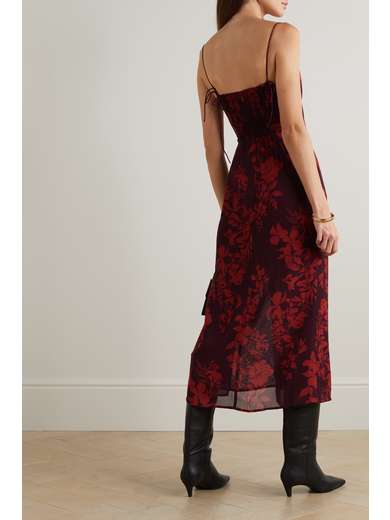 reformation kourtney midi dress