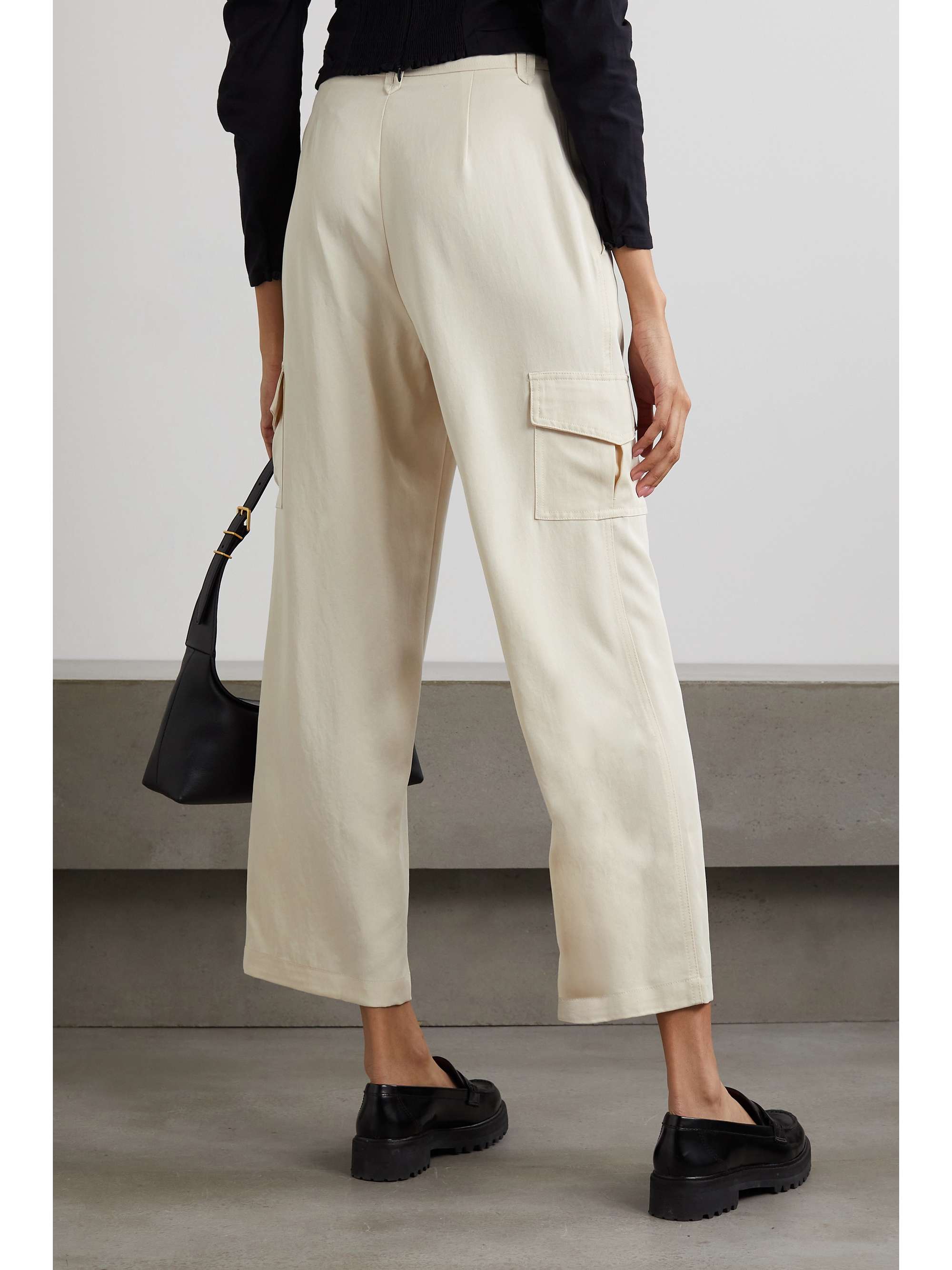 Jackson TENCEL Lyocell-twill straight-leg cargo pants