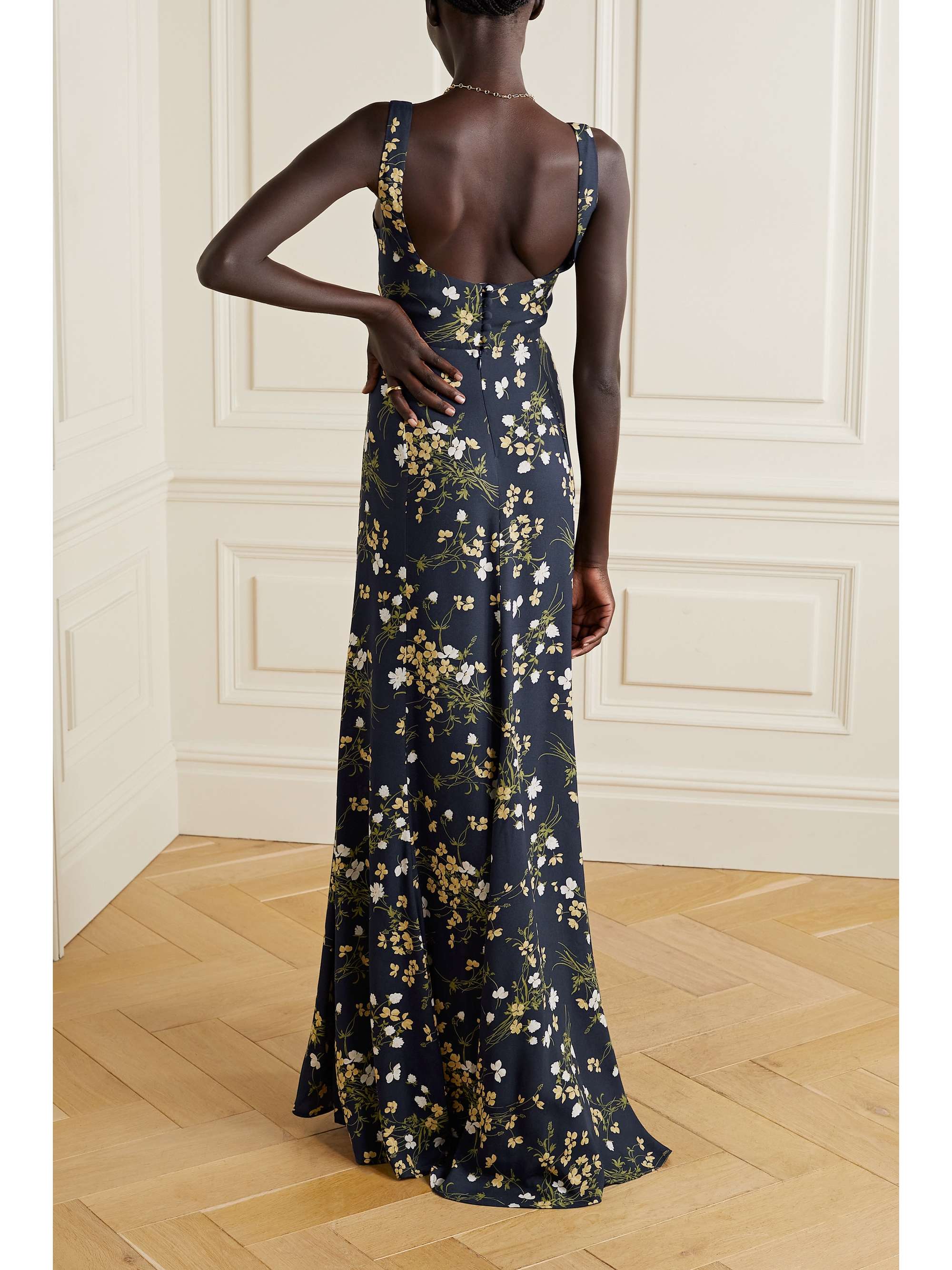 REFORMATION Lecce printed crepe maxi dress NETAPORTER