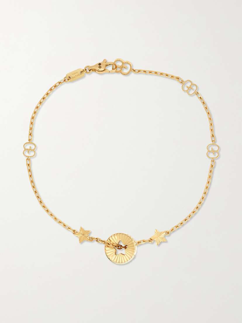 Gucci Icon Star 18-karat Gold Bracelet