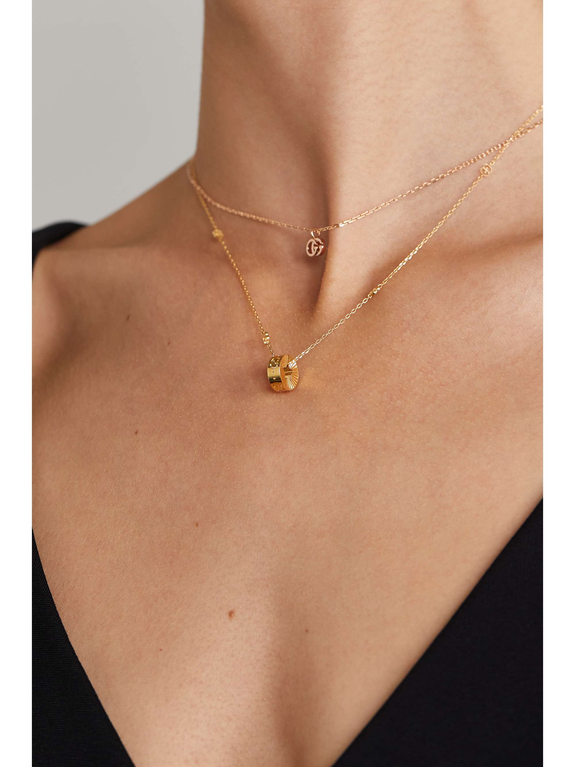 GUCCI Icon 18-karat gold necklace
