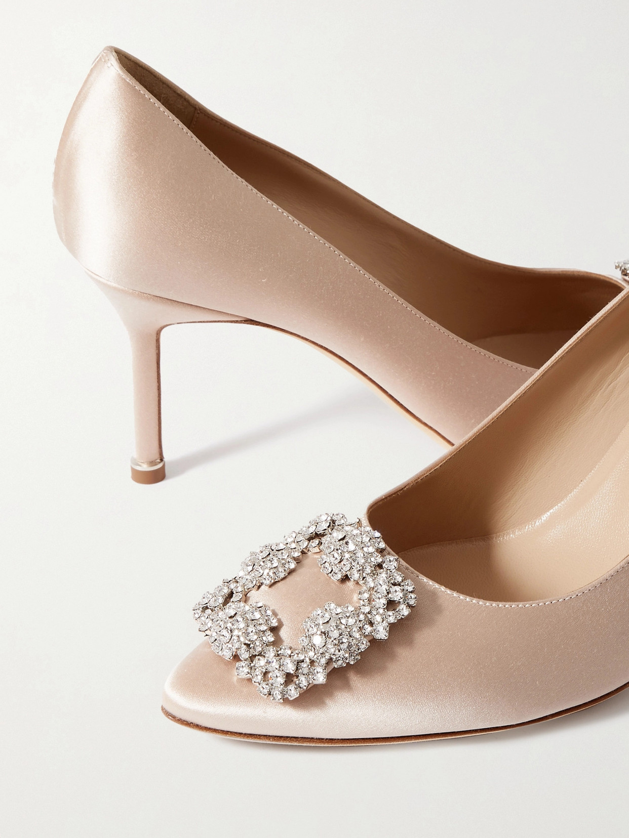 Hangisi 70 Crystal-Embellished Pumps