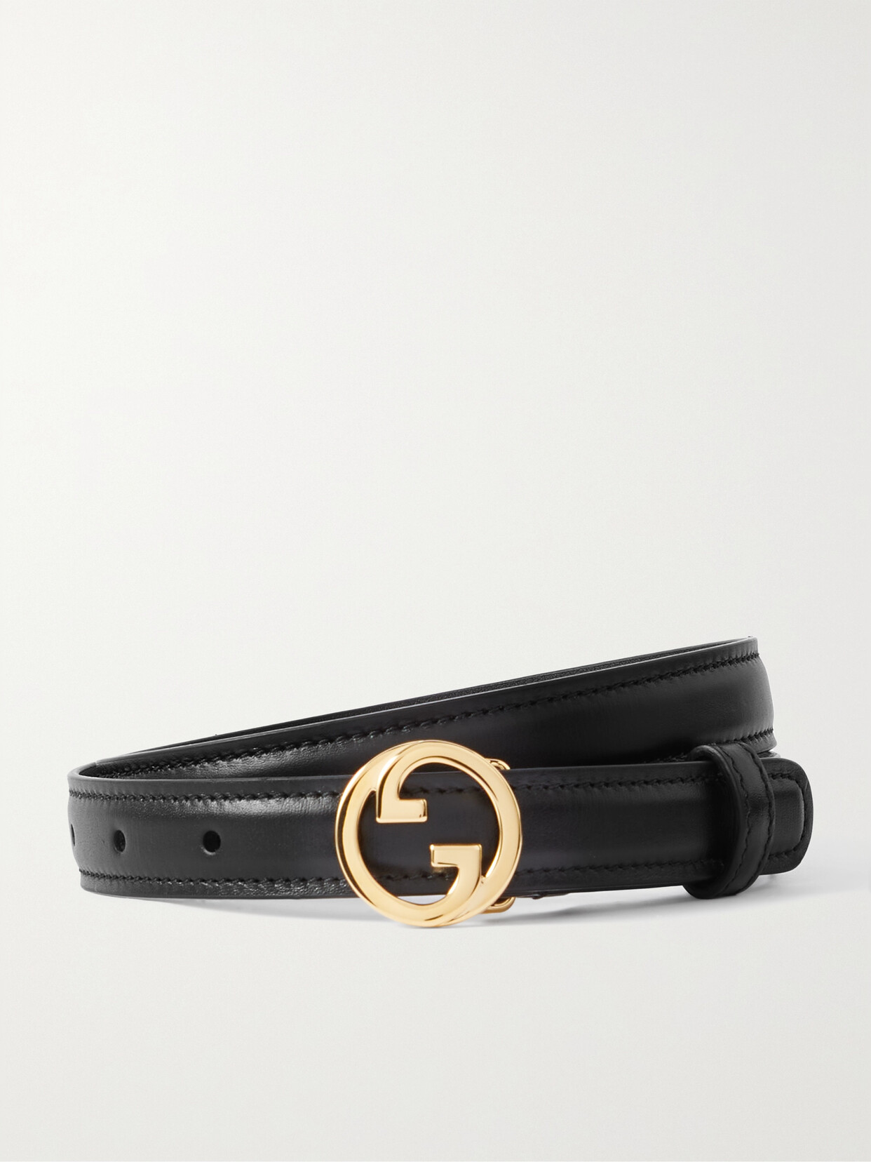 Gucci - Blondie Leather Belt - Black