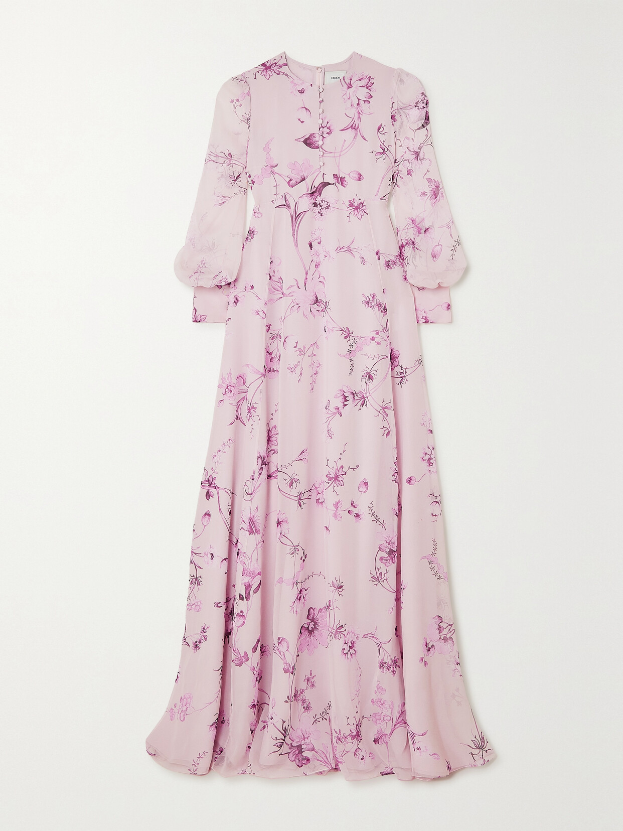 Erdem - Jaylene Floral-print Silk Gown - Pink