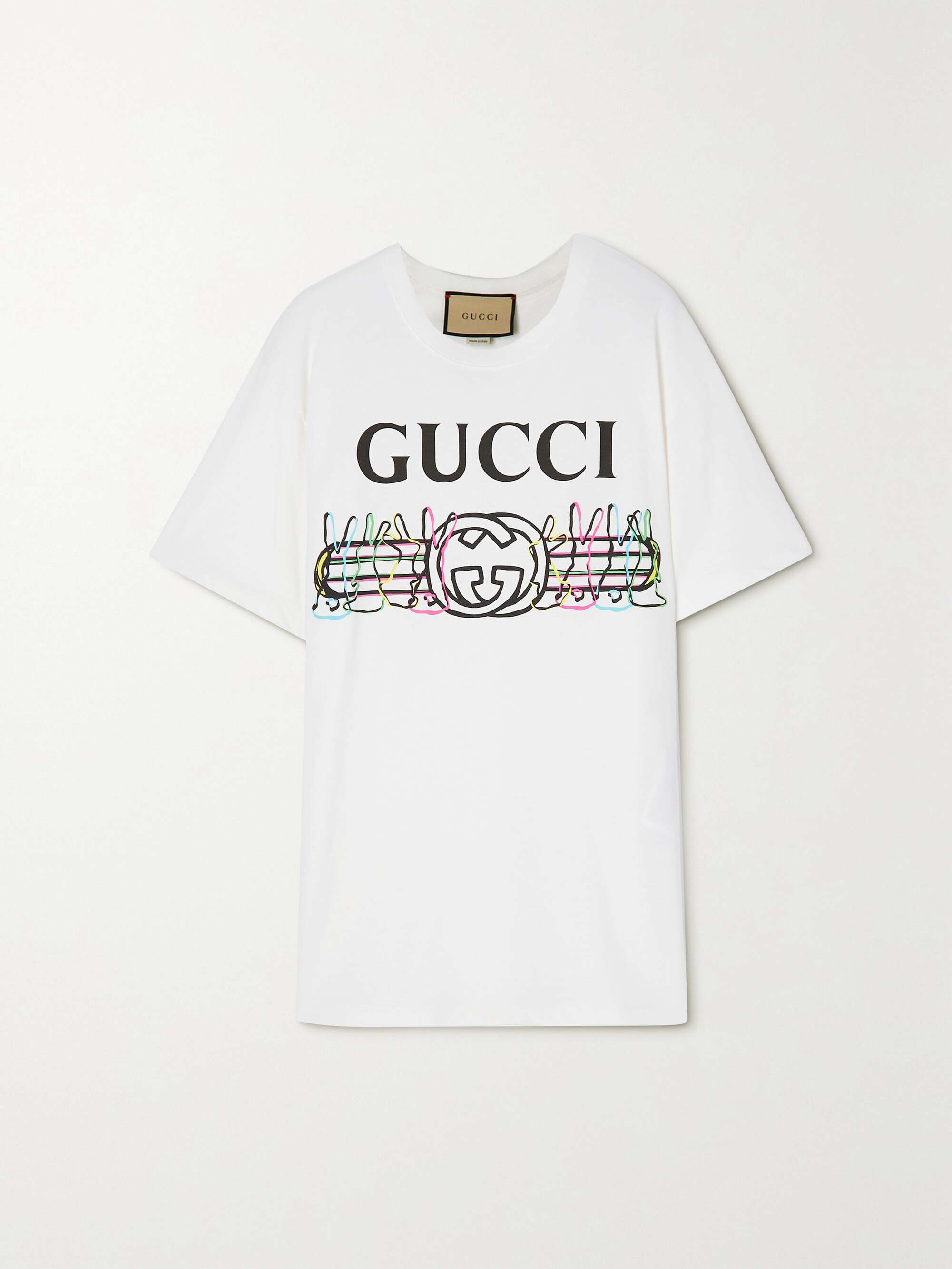 Gucci Printed Cotton-Jersey T-Shirt | Net-A-Porter