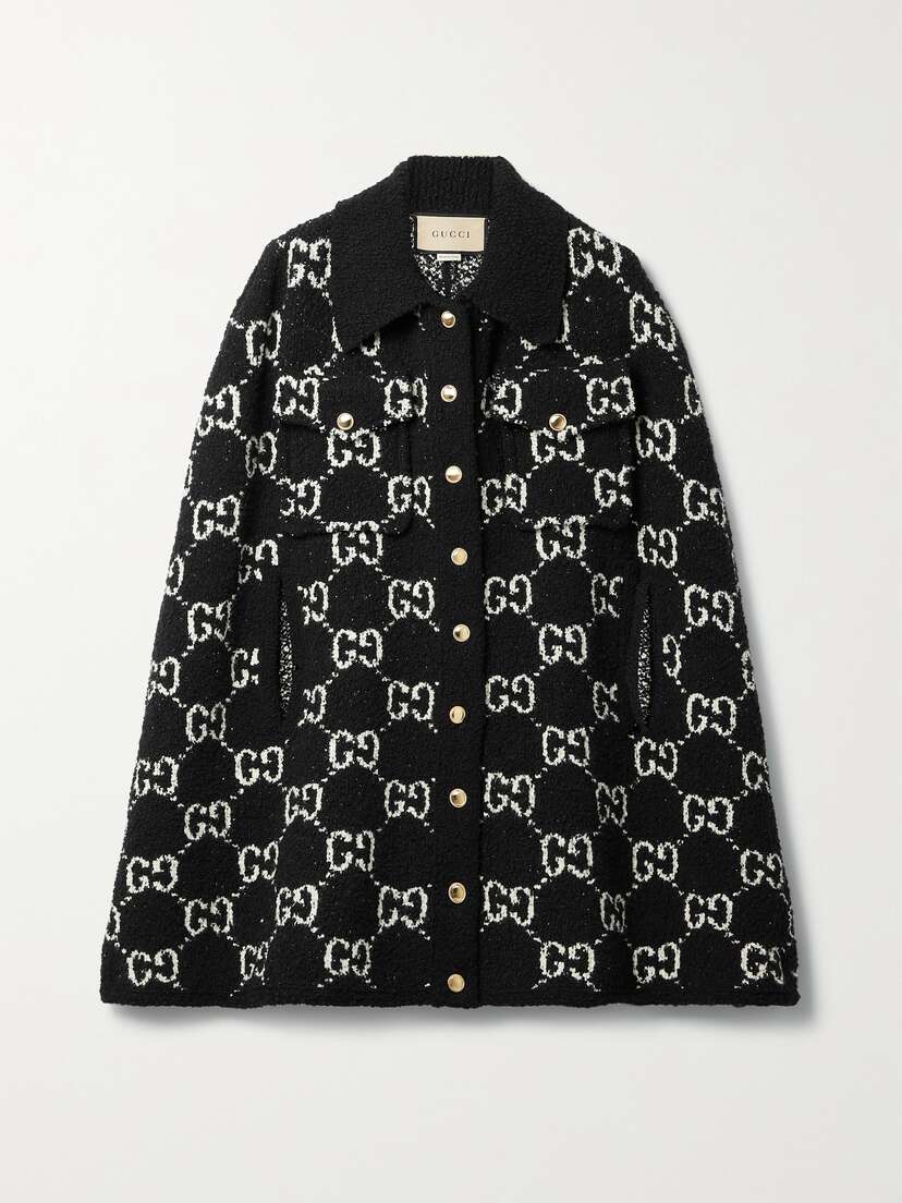 Gucci Bouclé-jacquard Cape