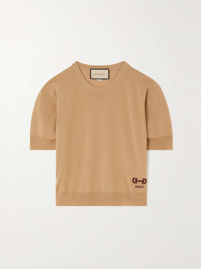 Gucci Embroidered Wool Sweater