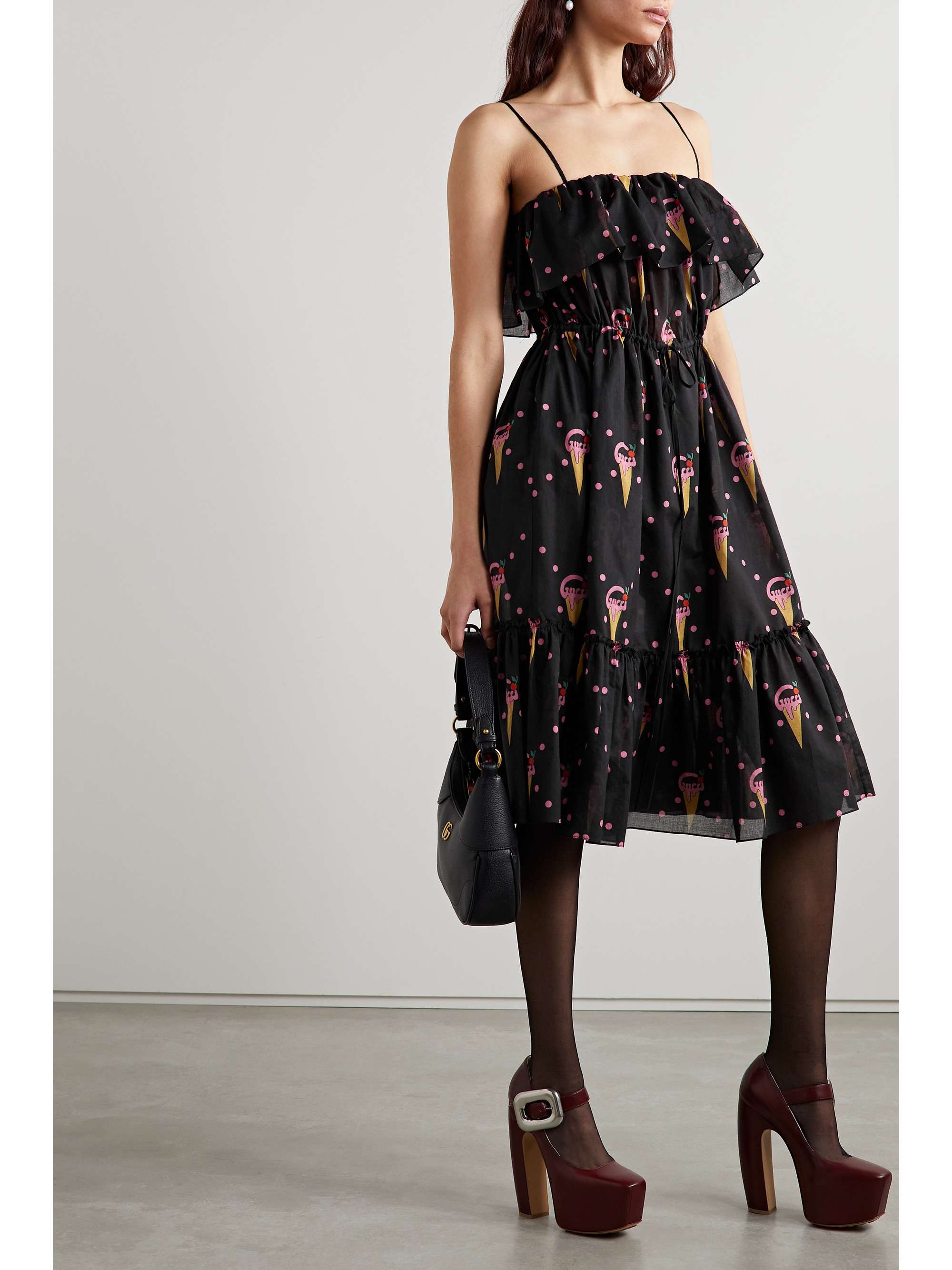 gucci tea dress