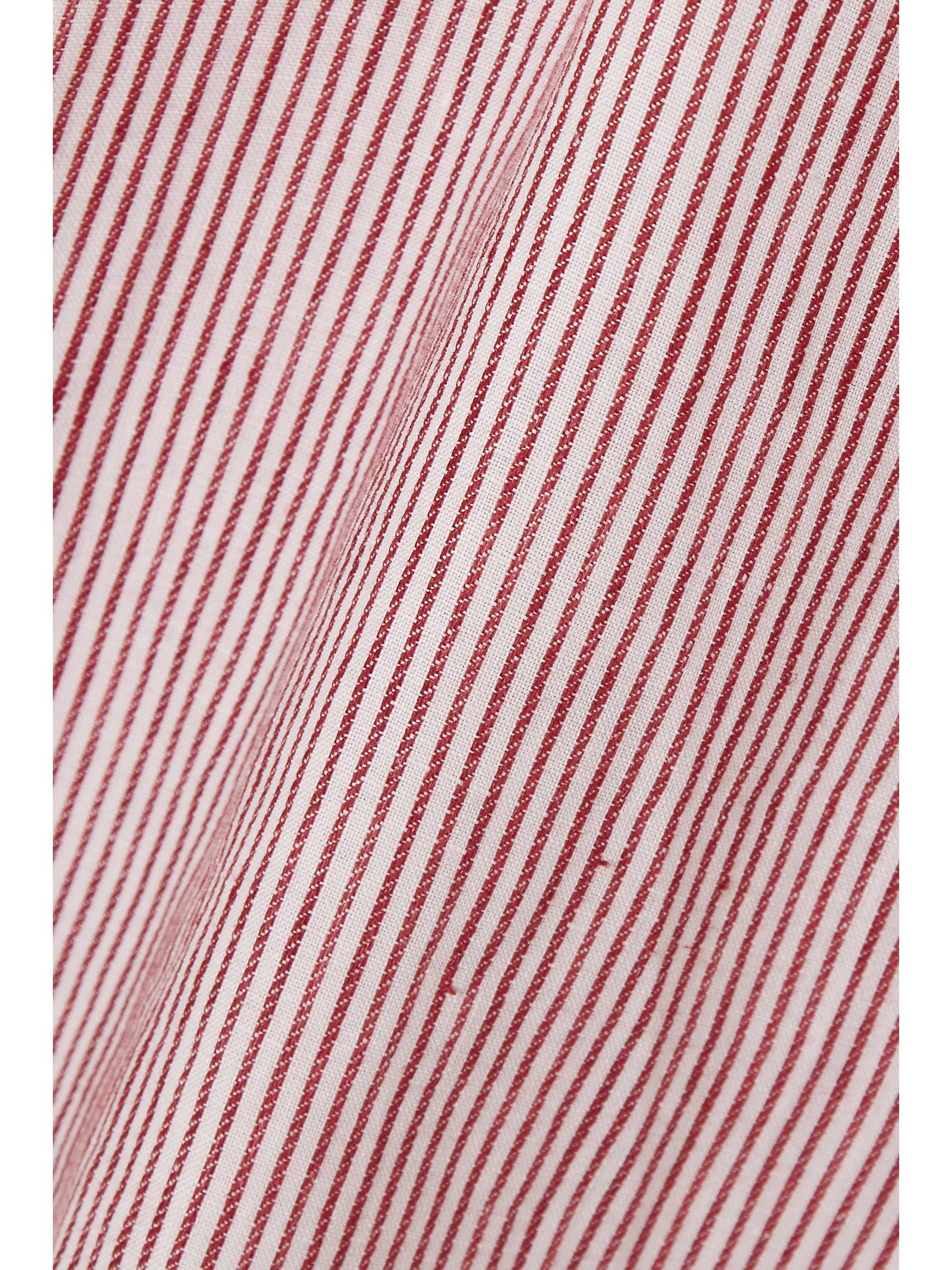 GIULIVA HERITAGE The Ada striped linen midi skirt