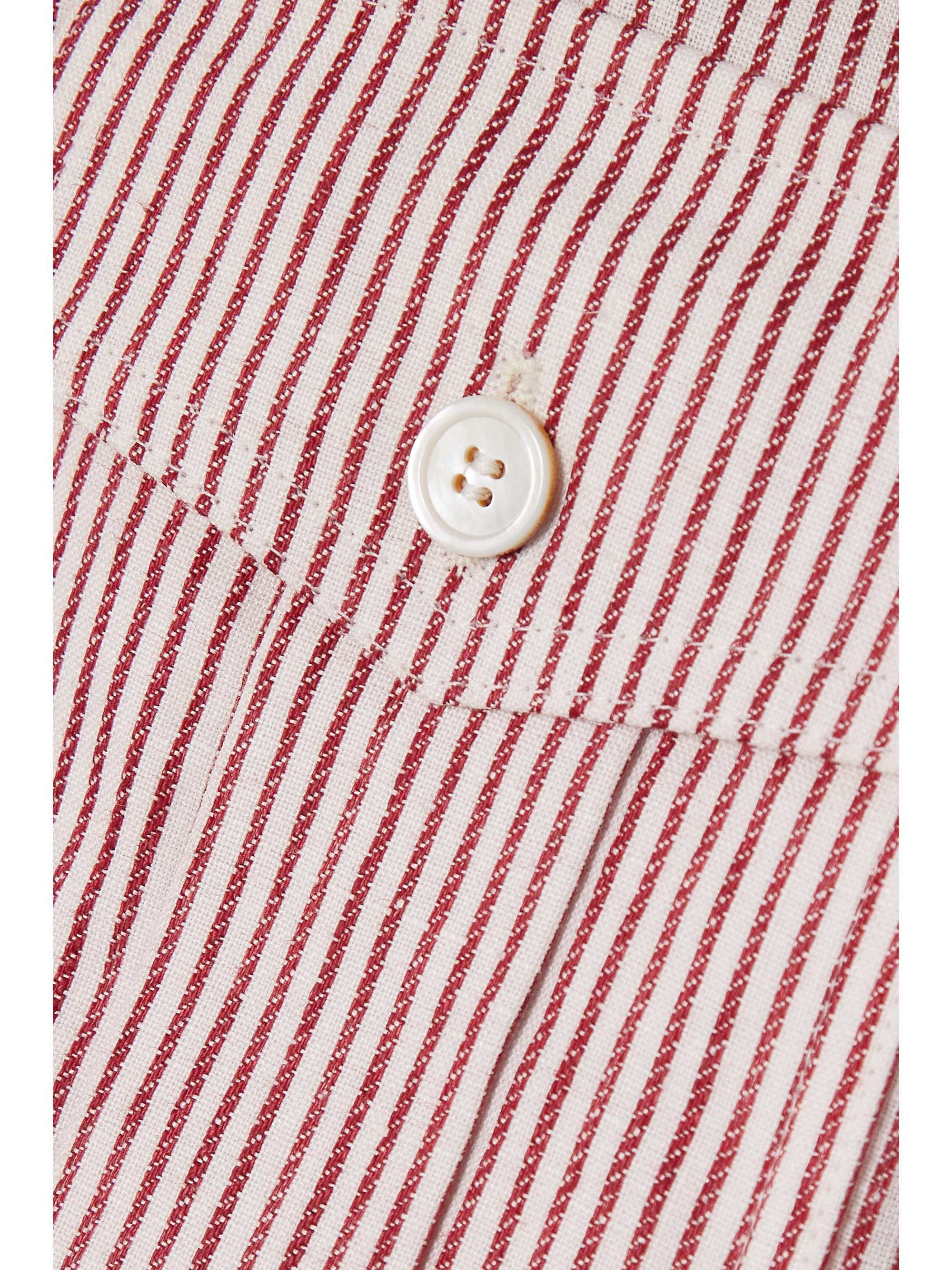 GIULIVA HERITAGE The Jane belted striped linen jacket