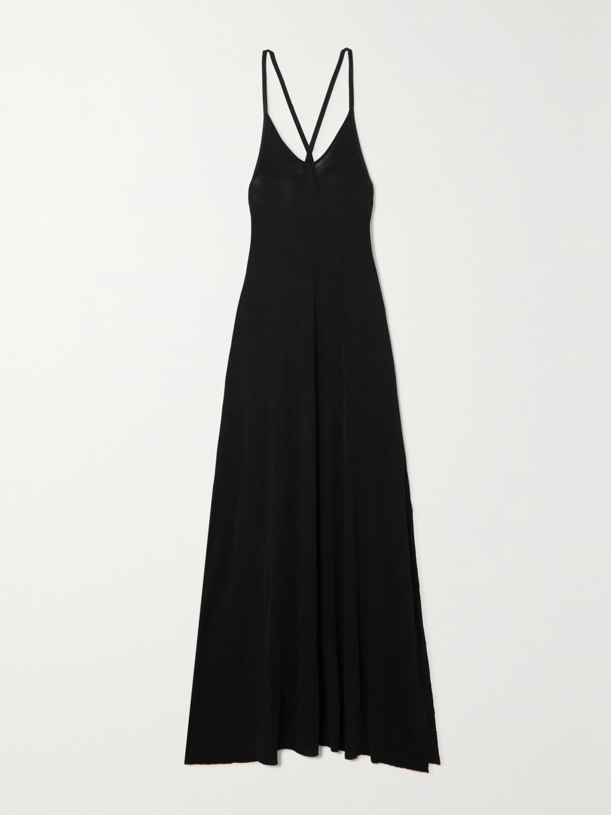 Giuliva Heritage Isa Knitted Maxi Dress In Black